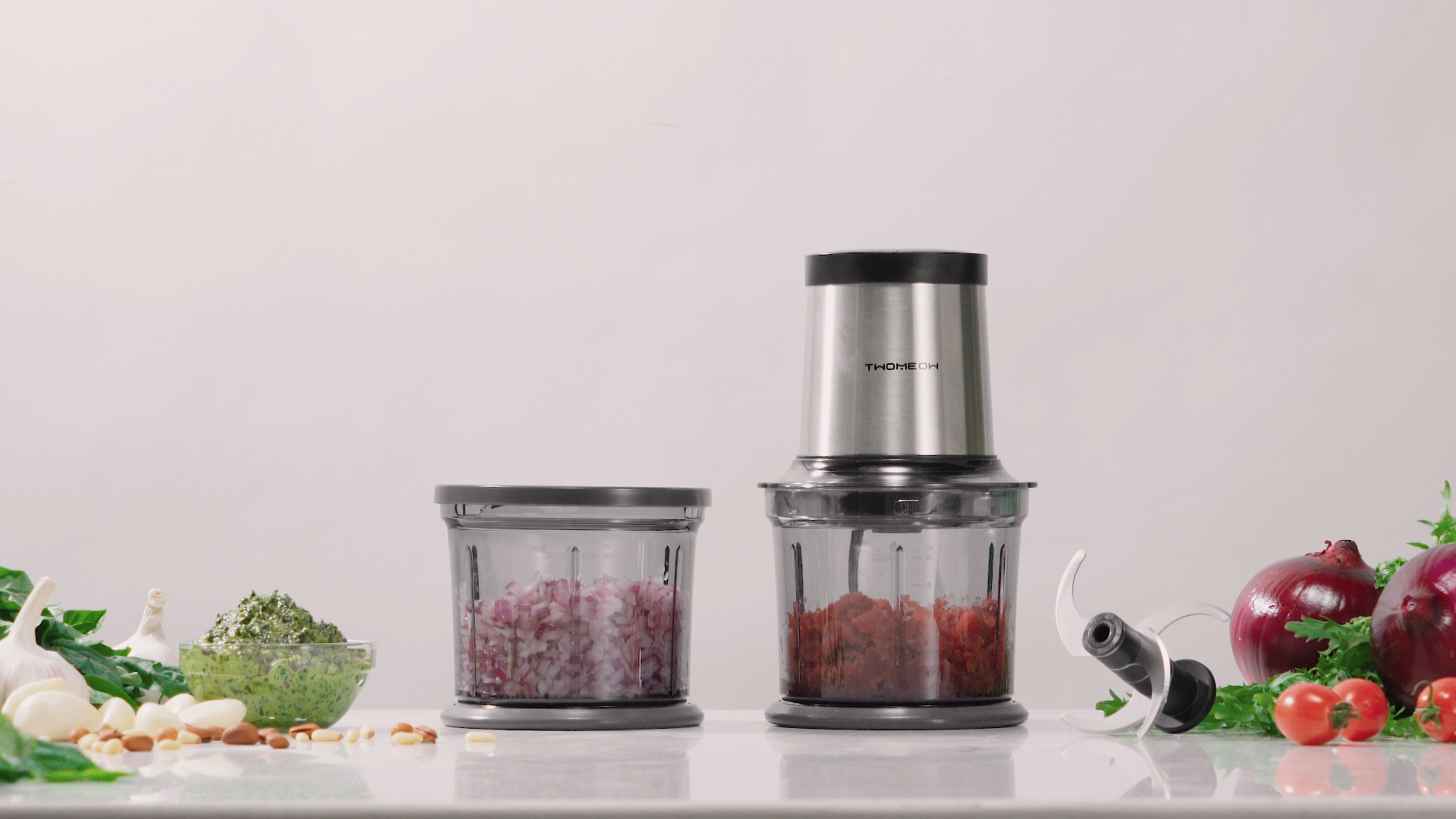 Amazon.com: TWOMEOW Food Processor 4 Cup, Electric Food Chopper