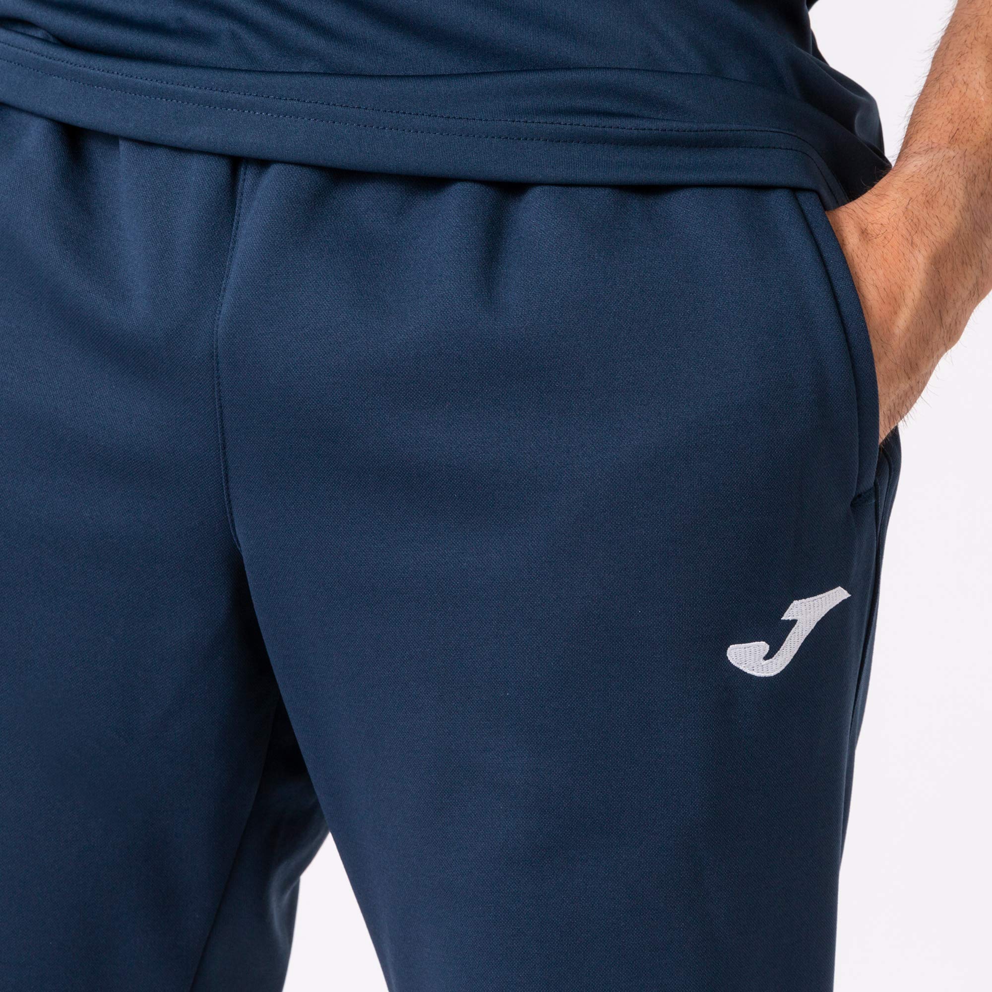 Joma - Pantalón Largo Deportivo Hombre , 6XS - 3XL - Bajos con Cremallera, Bolsillos y Cintura Elástica con Cordón - Nilo