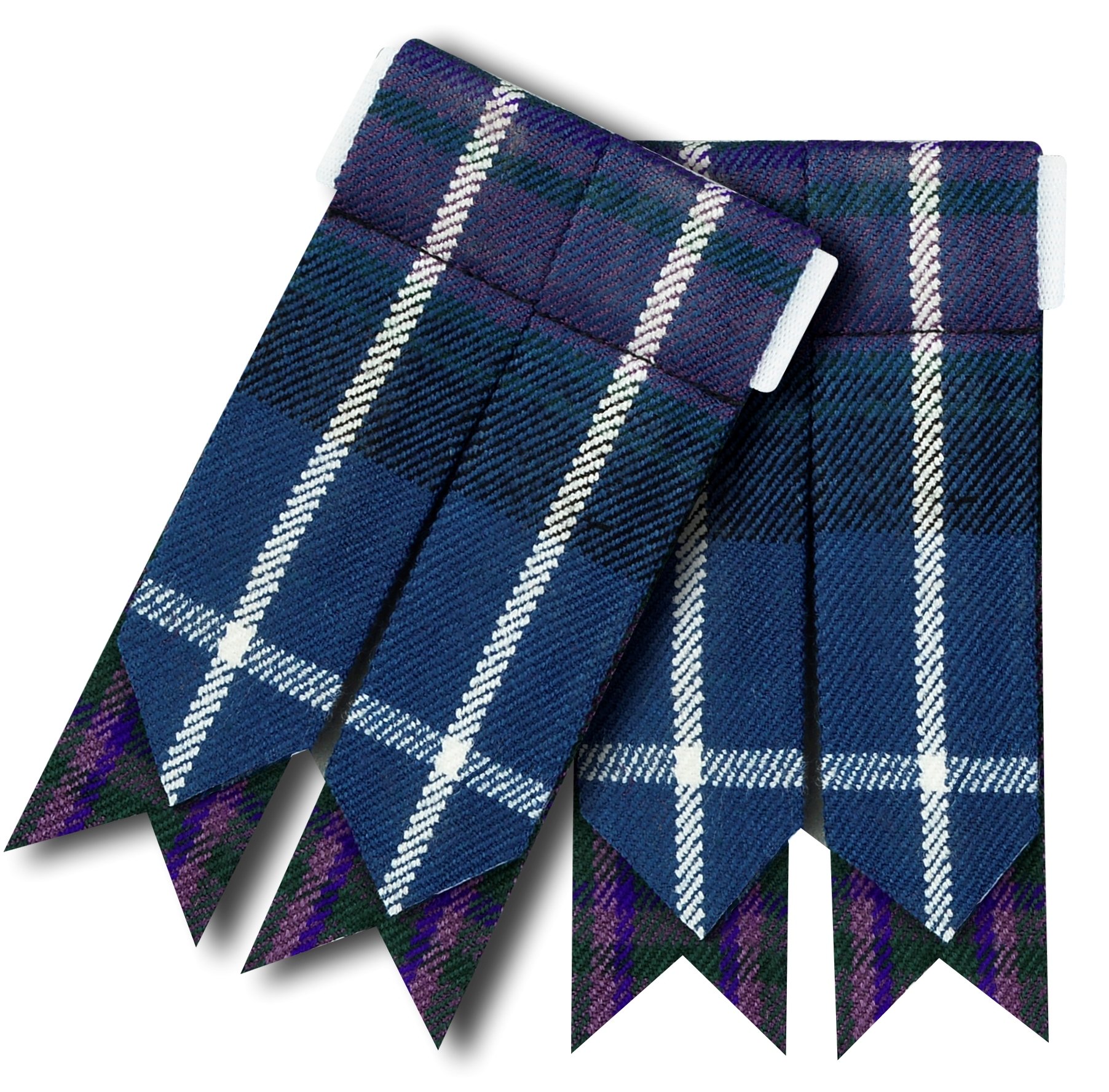 Hamilton Kilts Mens Kilt Hose Sock Flashes With Garter Highland dress - Pride of Scotland
