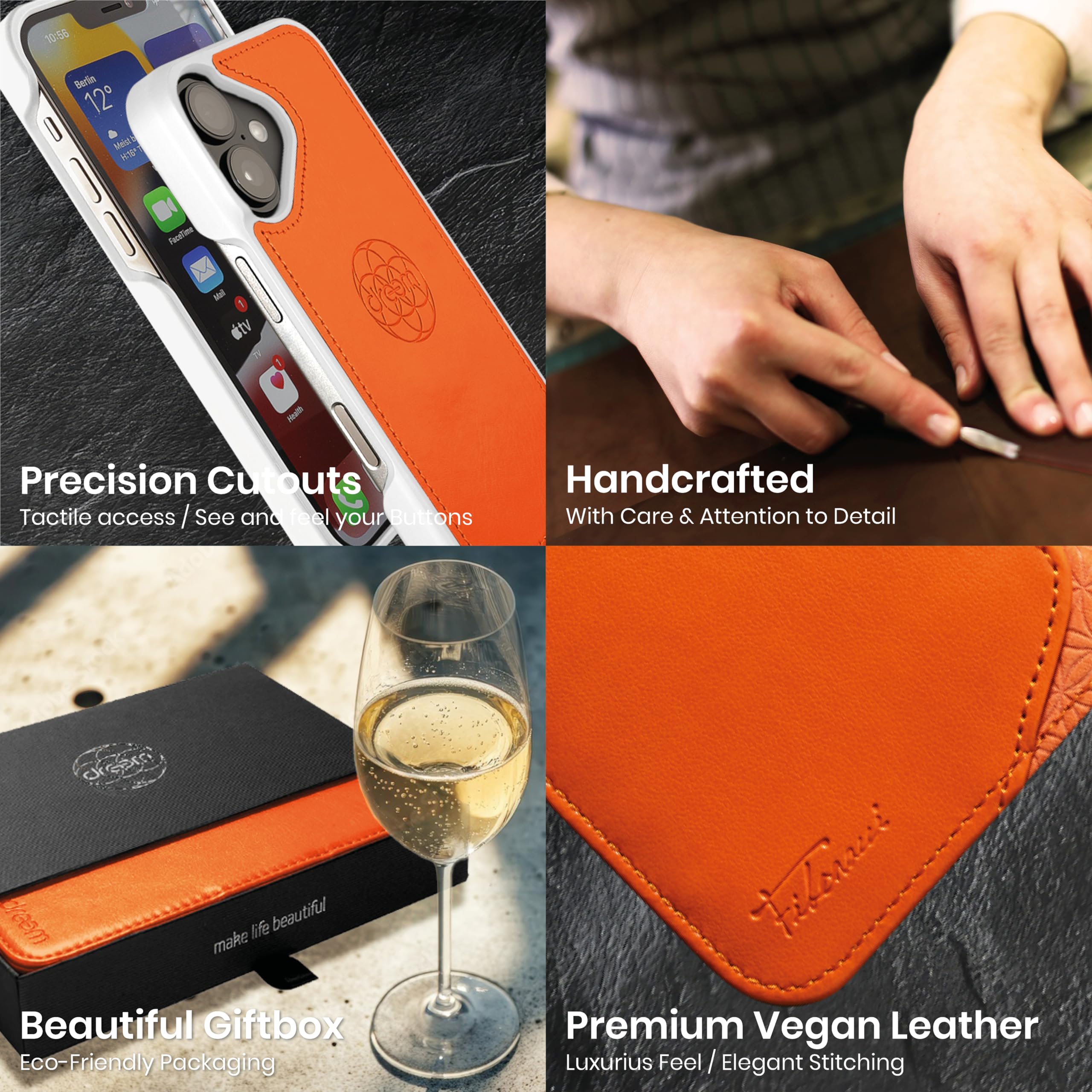 Amazon.co.jp: Dreem iphone 16 plus ケースウォレット、画期的な