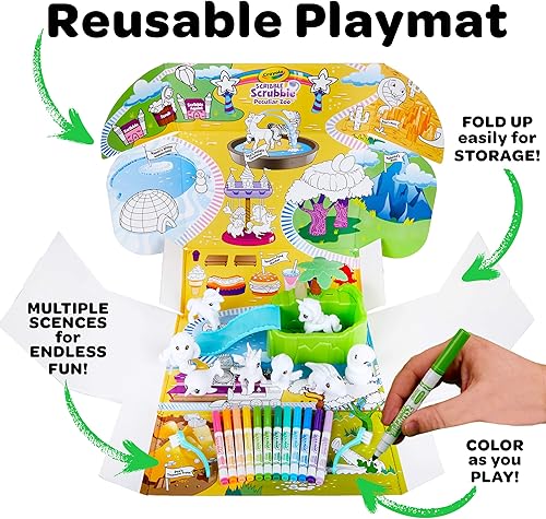 Miniatura 7 de CRAYOLA 74-7430-E-000 Washimals Peculiar Zoo Playset