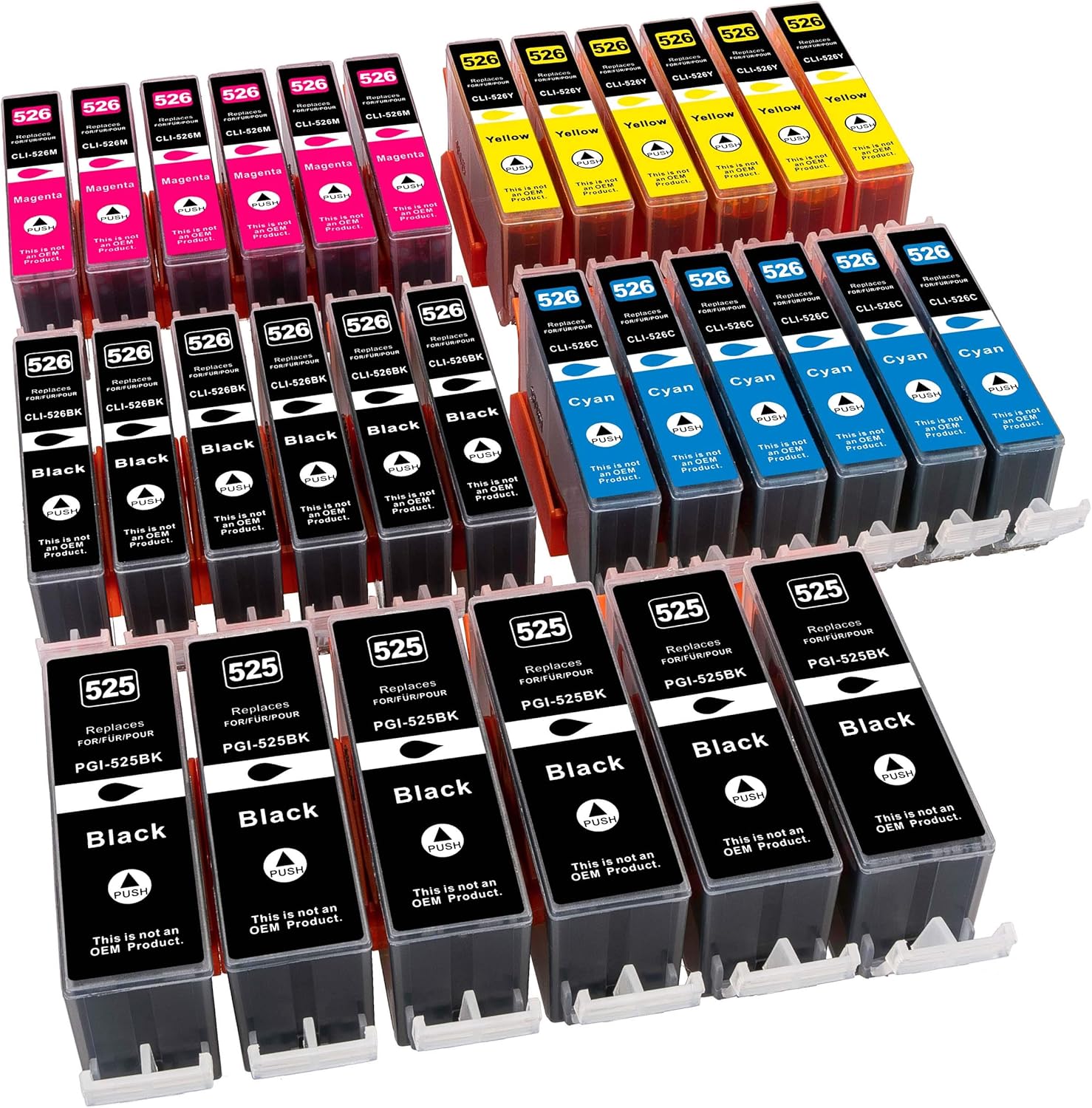 My Hero 5x DRUCKER PATRONEN Für CANON PIXMA IP4850 IP4950 IX6550 MG5150 MG5250 Cargador IPhone 15 Pro Max