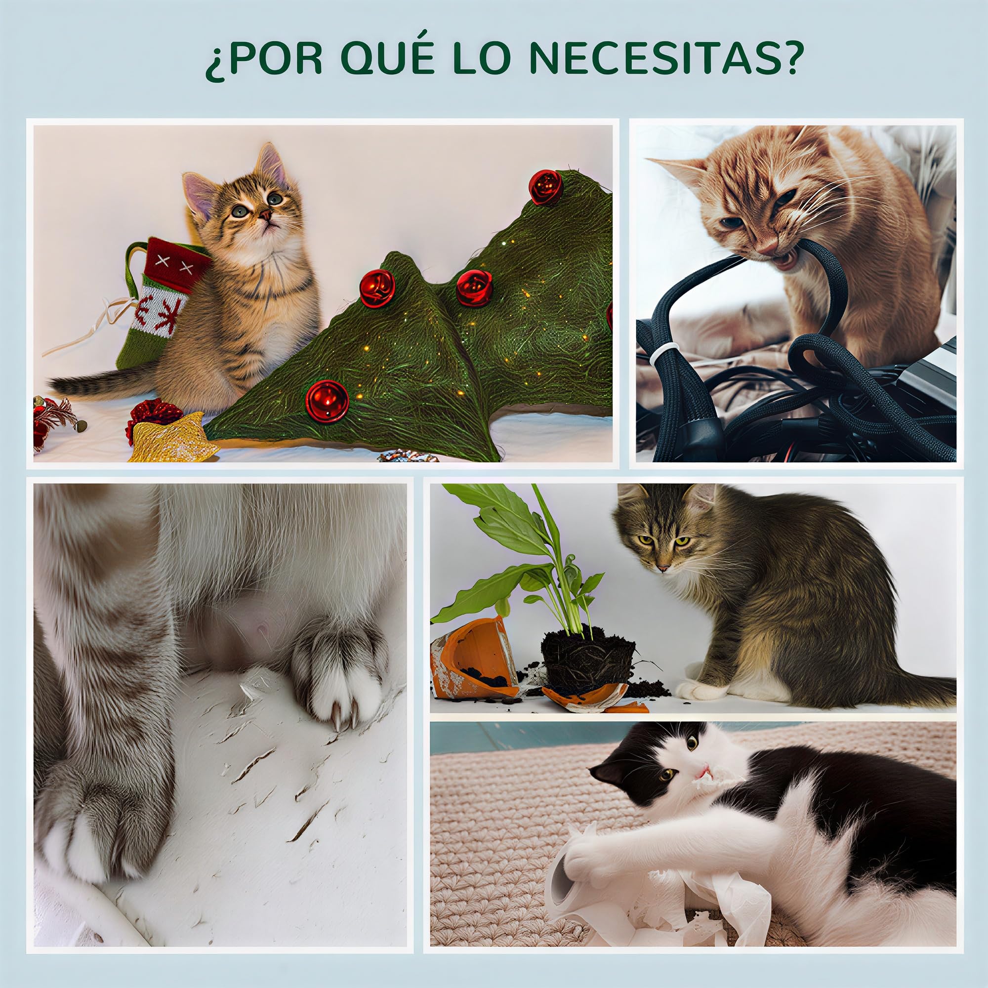PawHut Árbol Rascador para Gatos Altura 148 cm con 3 Plataformas Beige | Árbol de Actividades para Gatos, Torre, Postes de Sisal, Casita, Bola Colgante