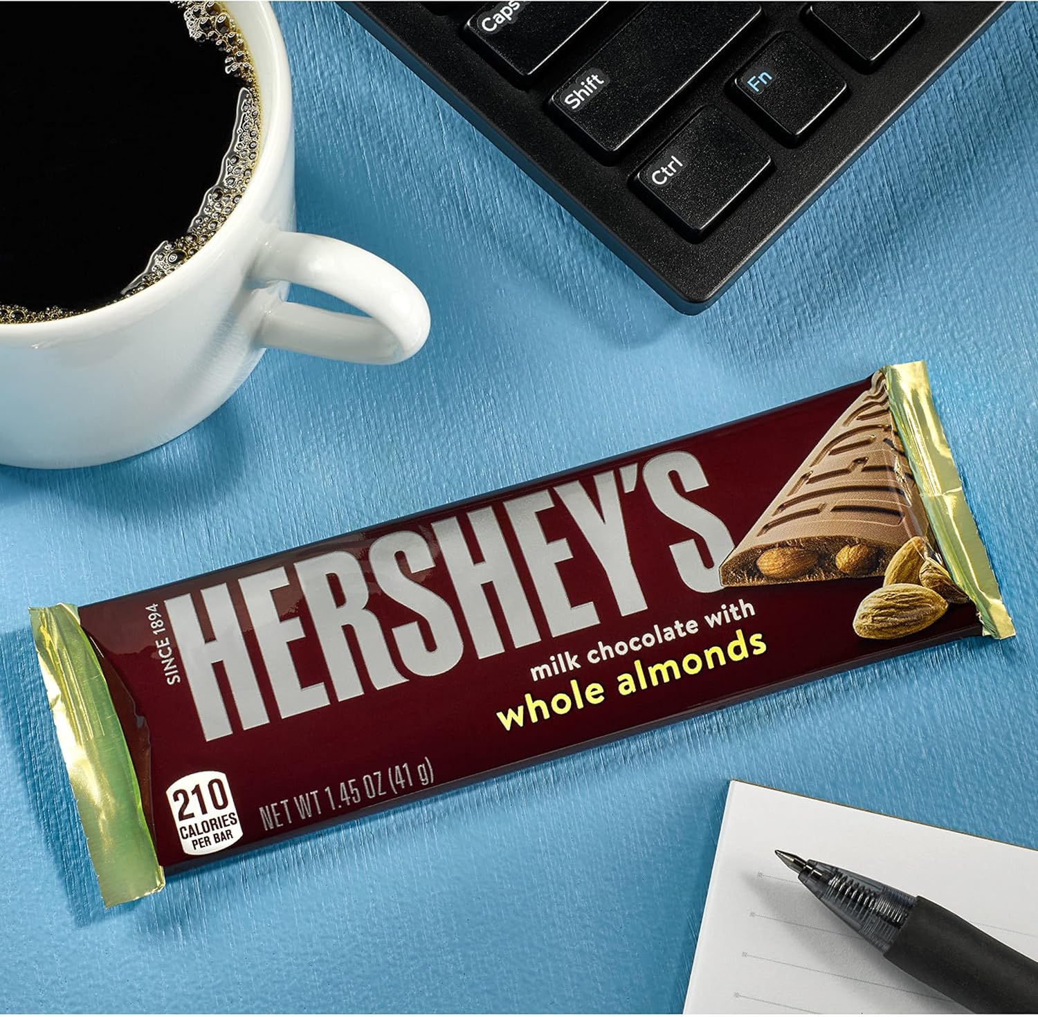 HERSHEY'S Milk Chocolate with Whole Almonds Candy Bars