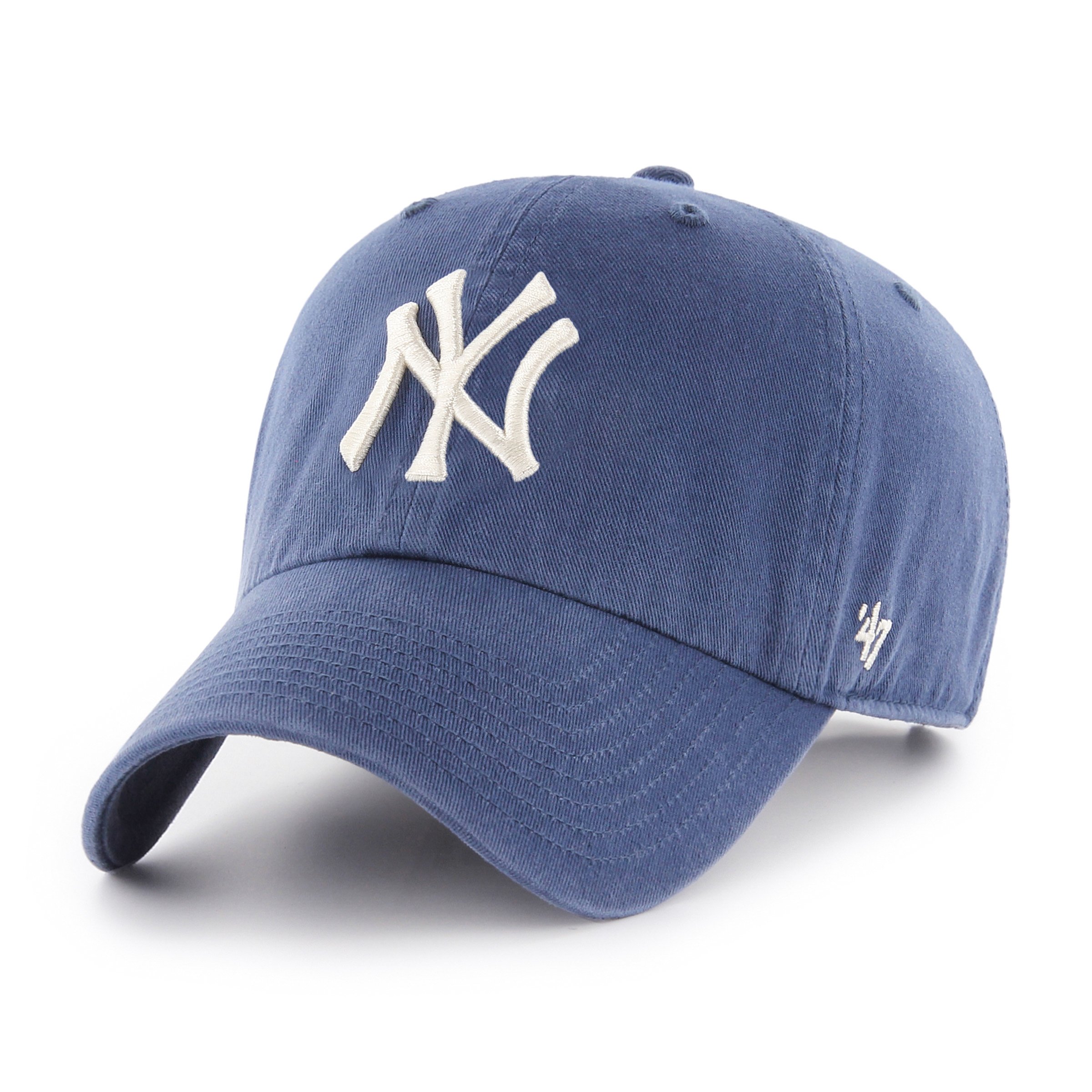 47 New York Yankees MLB Clean Up Timber Blue Adjustable Cap