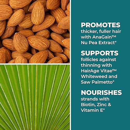 Miniatura 2 de LifeSeasons Hair Gro-R - Ingredientes clínicamente estudiados - Apoya el crecimiento del grosor y menos adelgazamiento - Reduce la pérdida de