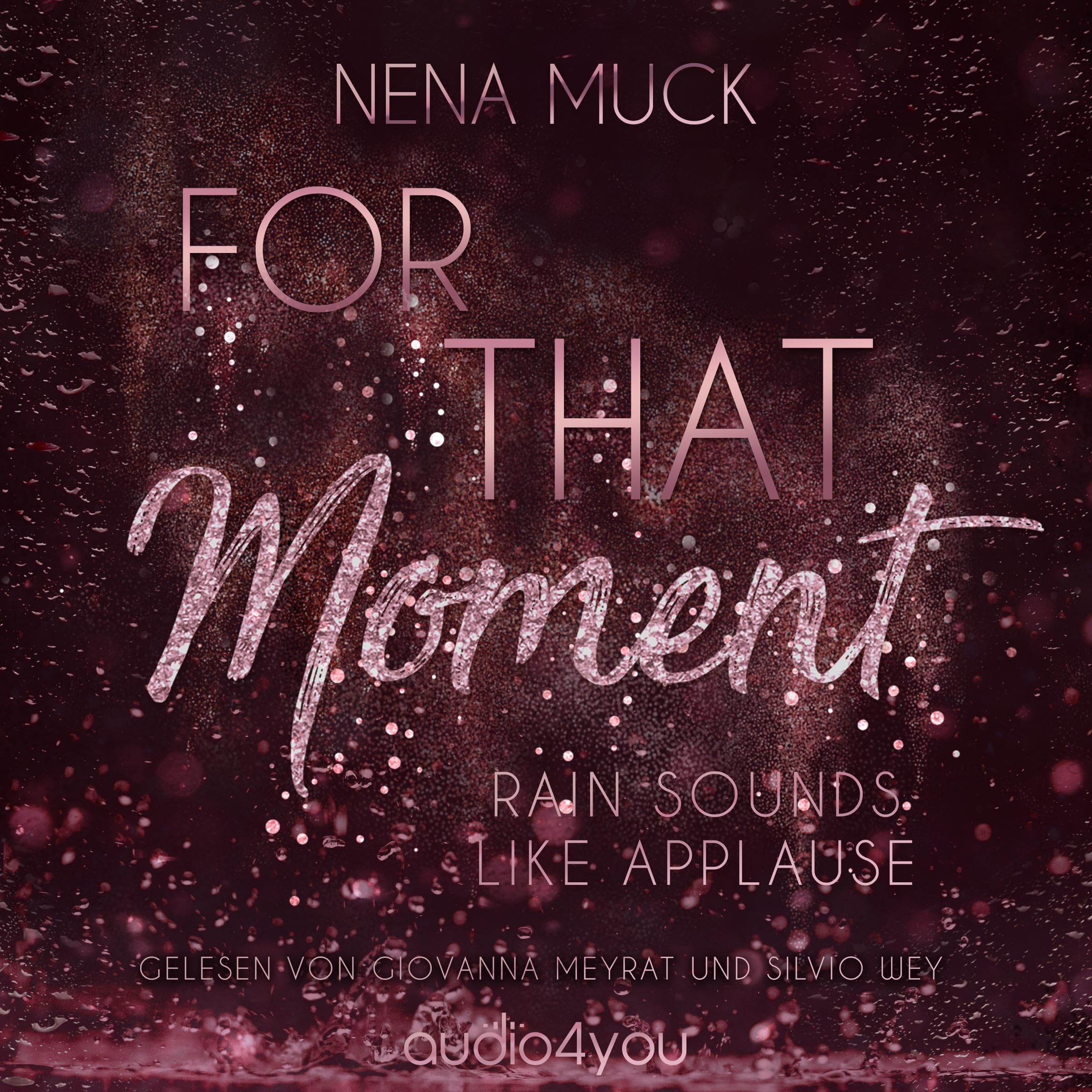 Cover art for Rain sounds like Applause (German edition)