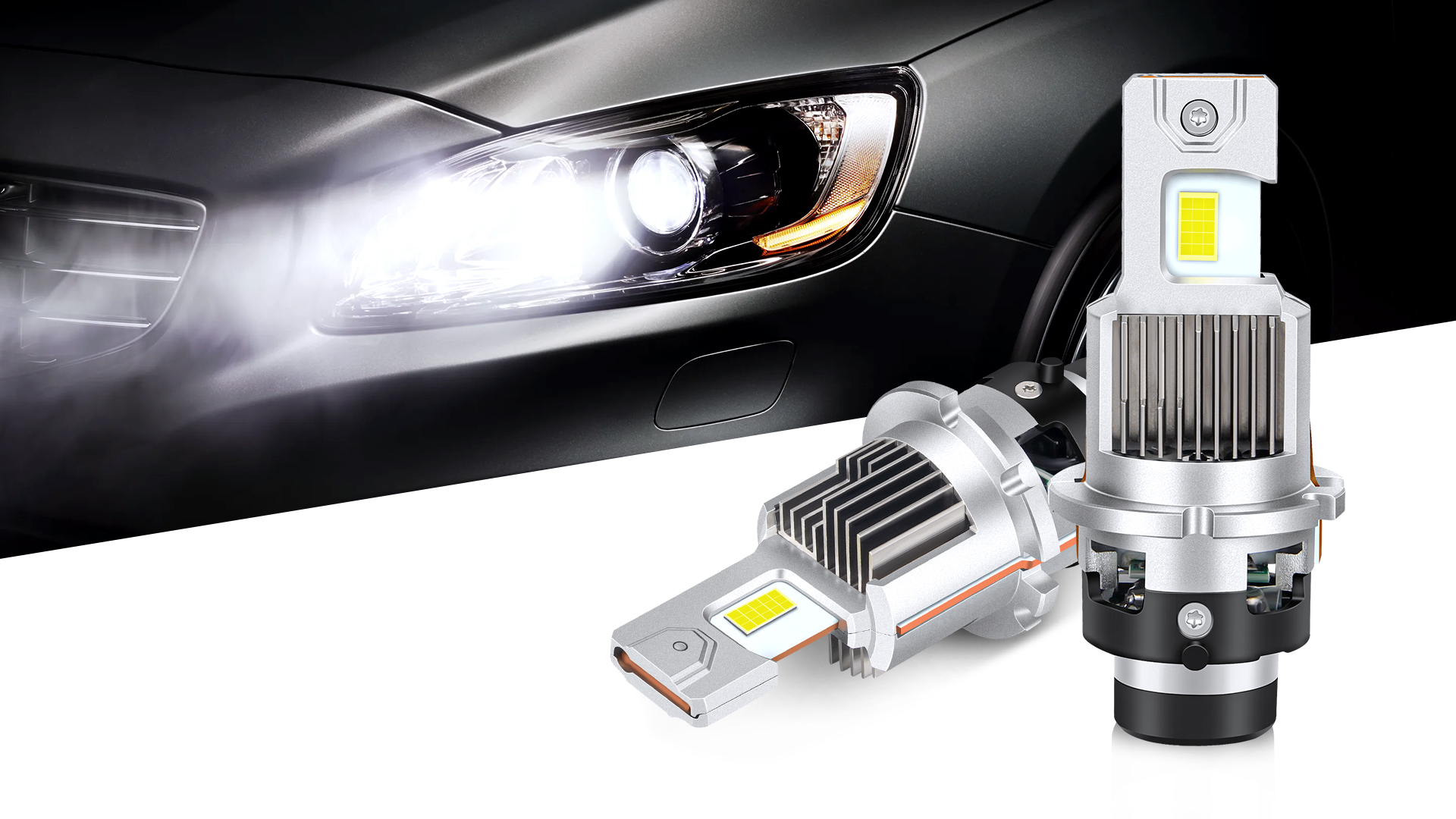 Amazon | OPPLIGHT D2R LED ヘッドライト Rシェード(遮光板)設計 新