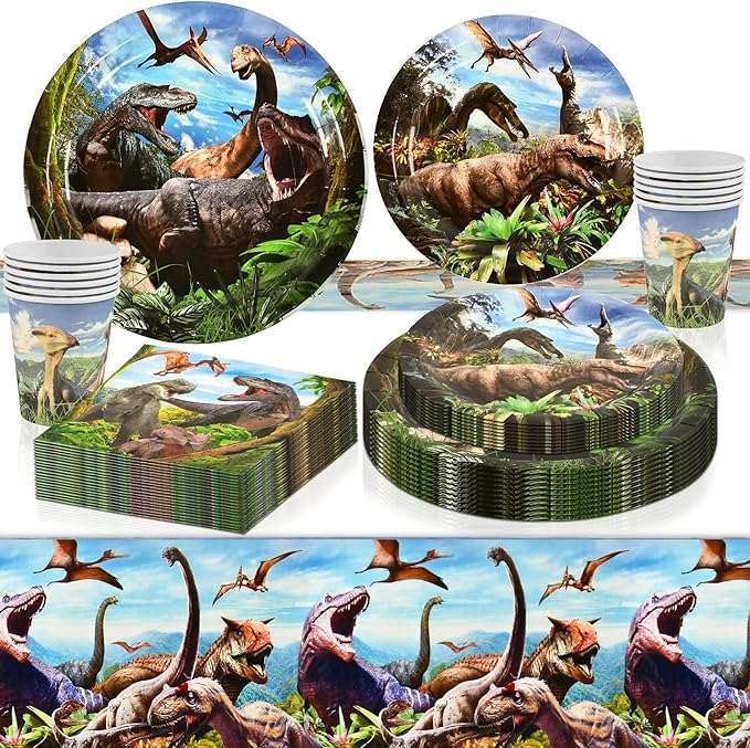 Geburtstag Partygeschirr Set 10 Kinder - Anime Teller Tassen Servietten Tischdecke