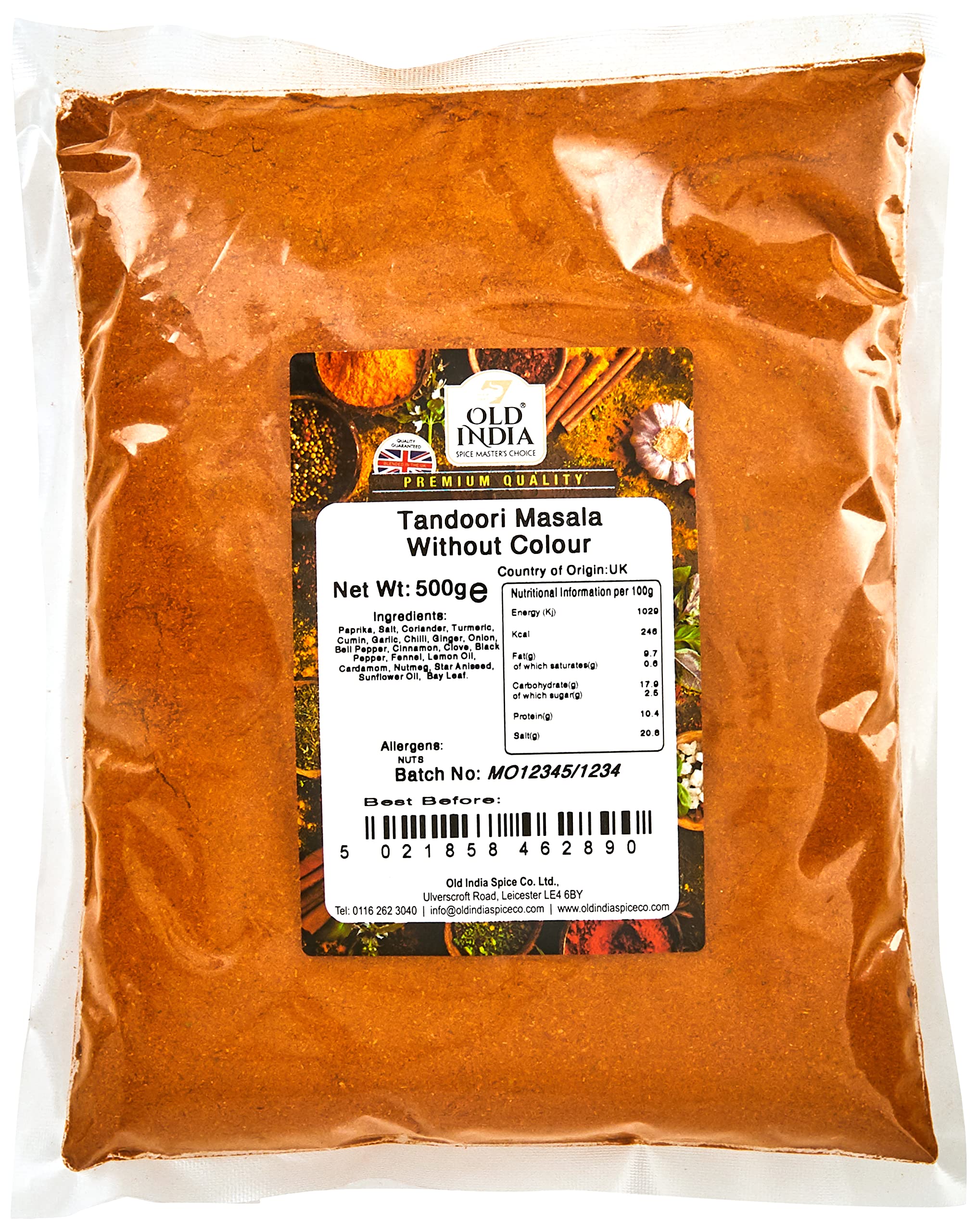 Old India Tandoori Masala Without Colour 500g