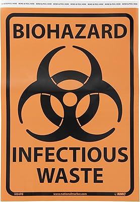 NMC M94PB Biohazard Sign, Legend