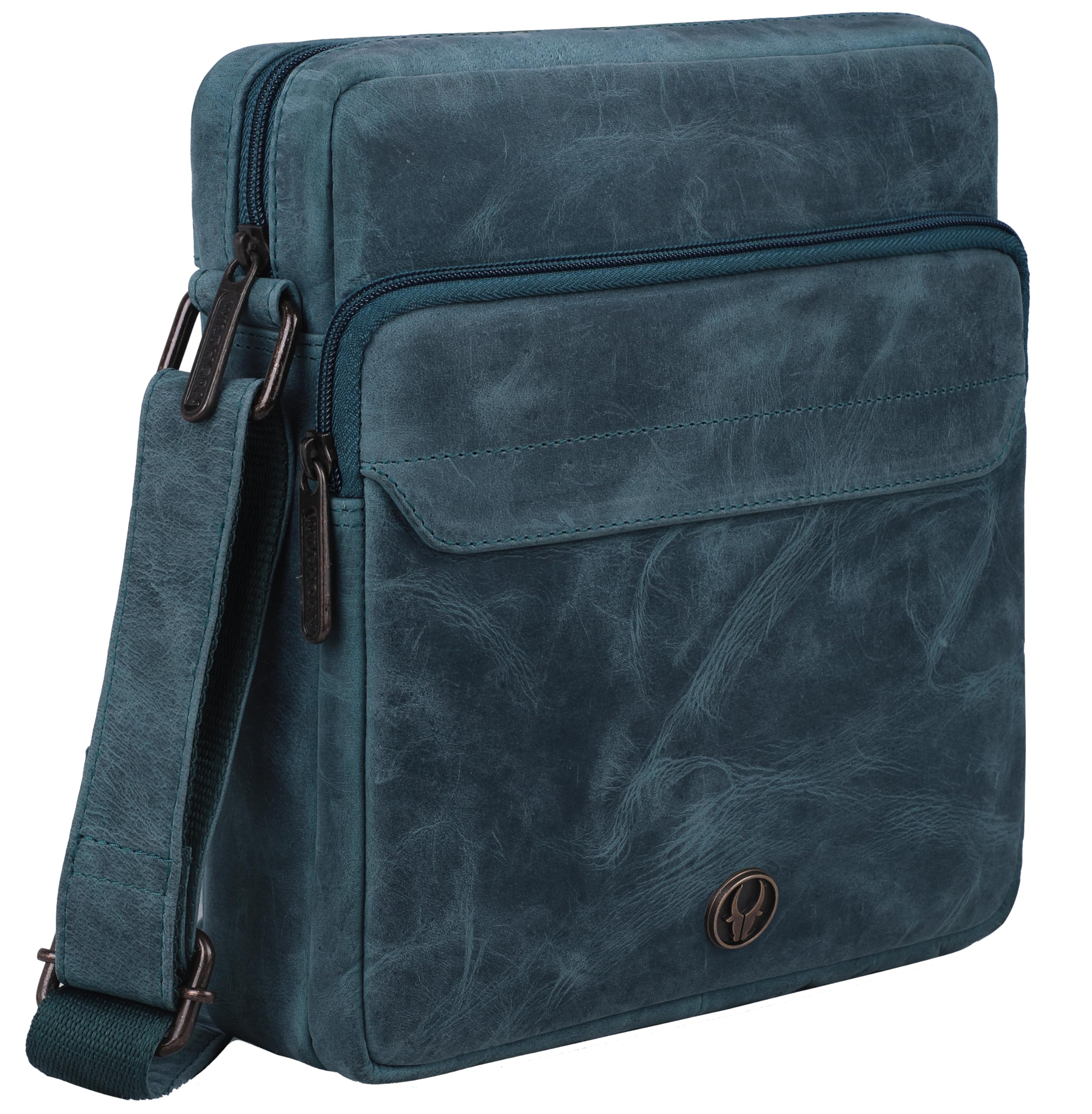 wildhorn Genuine Leather Sling Bag for Men | Crossbody Shoulder Messenger Bag with Adjustable Strap | Stylish Office, Travel & Casual Bag | Fits Tablets, Wallet,Phone & Essentials-picture-13