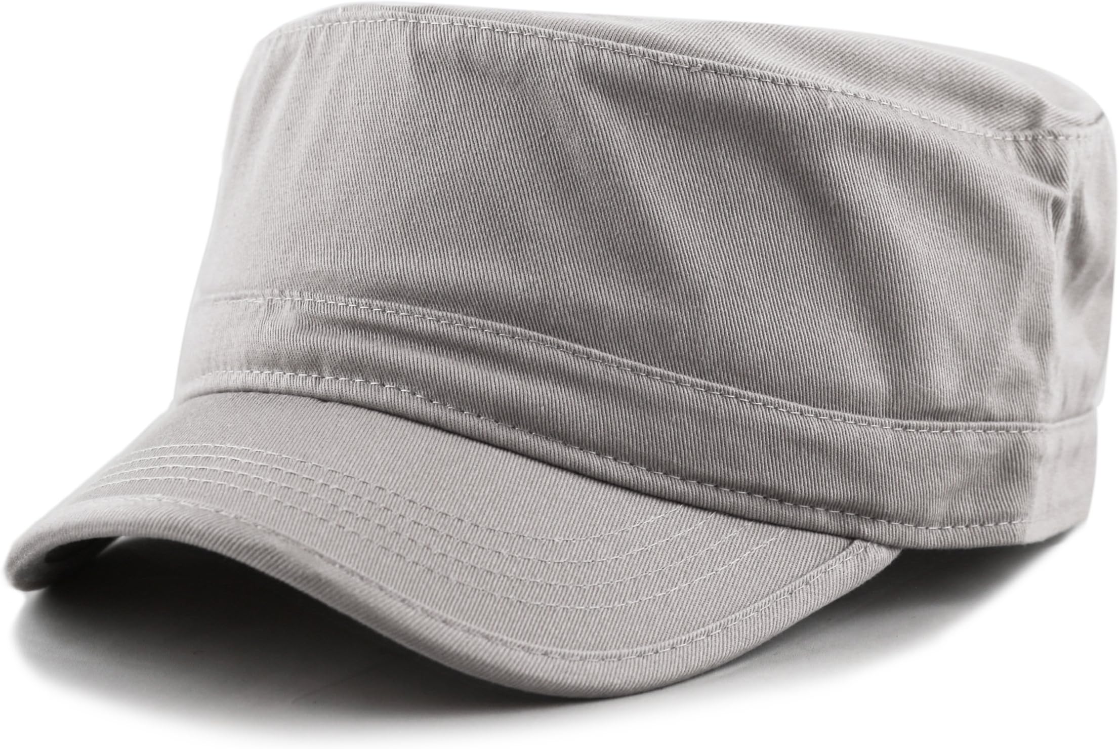 Washed Cotton Basic & Distressed Cadet Cap Military Army Style Hat