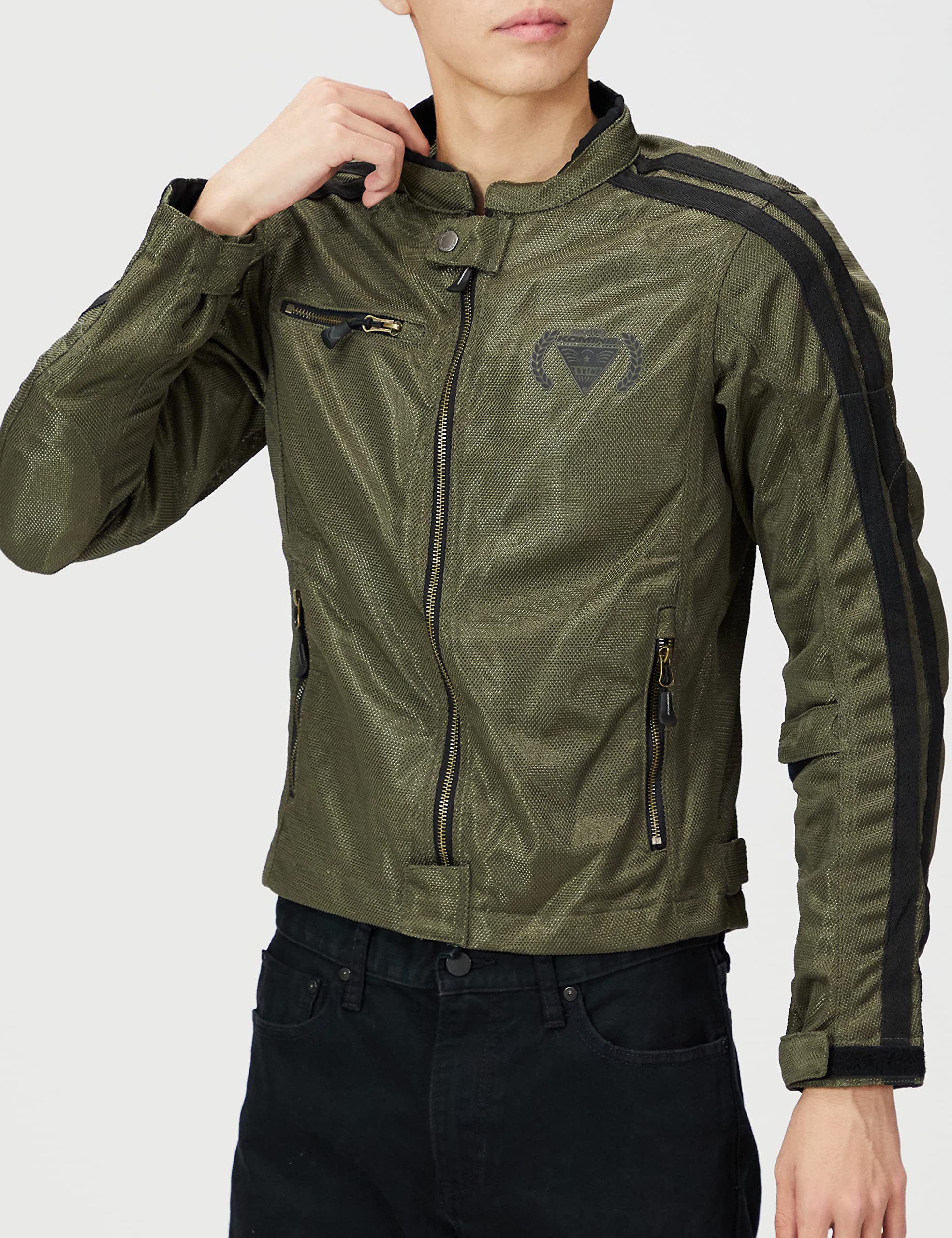 KOMINE バイクジャケット 07-1191 メンズ Neo Olive XL Amazon | コミネ(KOMINE)ジャケット JK-119 フルメッシュジャケット