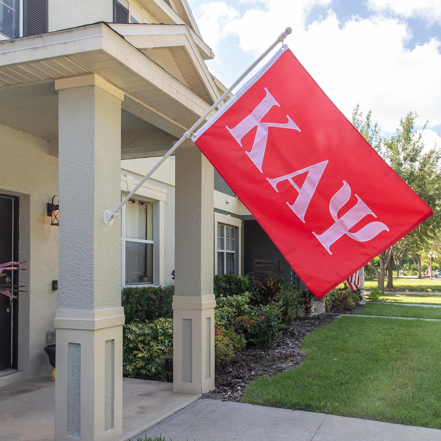 Desert Cactus Kappa Alpha Psi Letter Flag – 3x5 Ft Embroidered Nylon Banner for Indoor/Outdoor Use, Kappas Nupes Design, for Events and Home Décor (Embroidered Chapter)