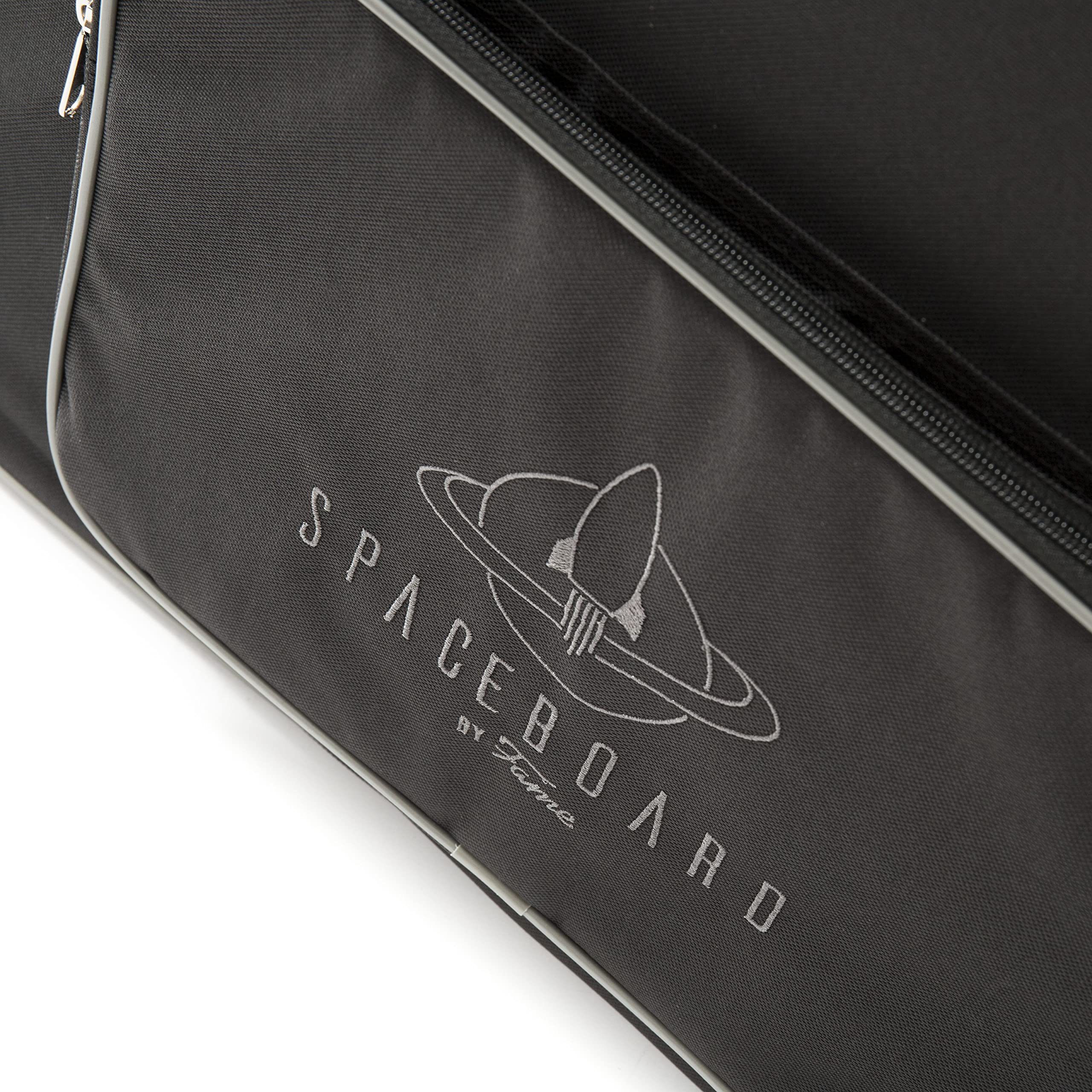 Fame Pedalboard, Board aus pulverbeschichtetem Aluminium mit 5 Streben für 10 Effektpedale, Gigbag mit Zubehörfach, Spaceboard 60 L