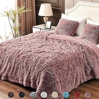 14 Cottage Bedroom Ideas for Soft Cozy Comfortable Charm 151 YUSOKI Twin Size Faux Fur Throw Blanket(Pink,60