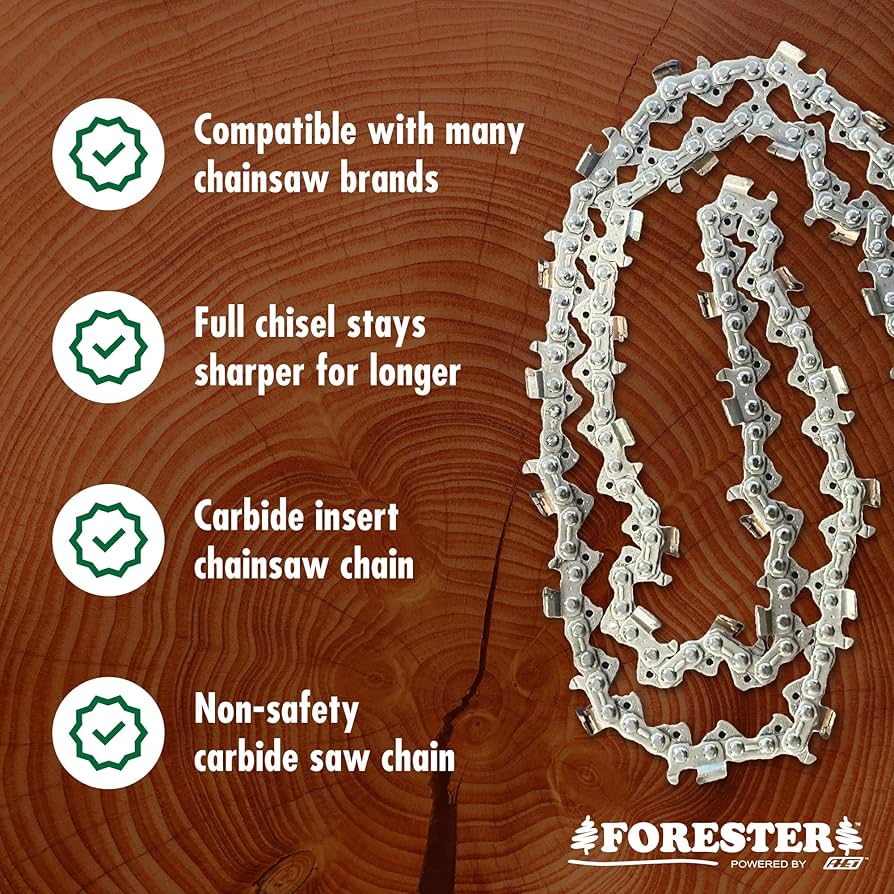 パーツ nocci Amazon.com: FORESTER 20in Carbide Full-Chisel Chainsaw Chain