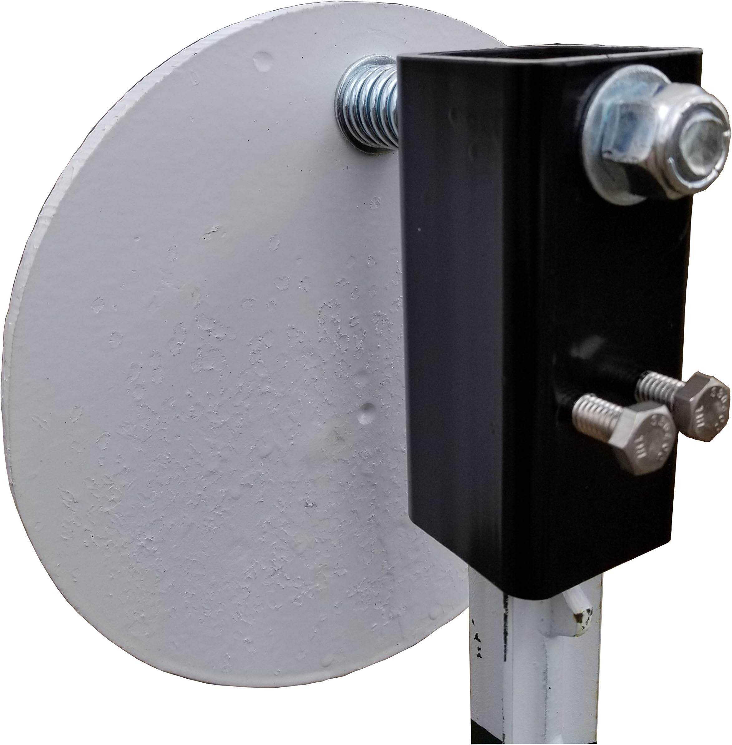 Steel Target Hanger, T Post AR500 / A36 Plate Mount