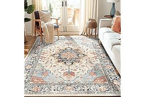 5x7 Amazon Rugs: Washable, Non-Slip, Vintage Charm for Every Room