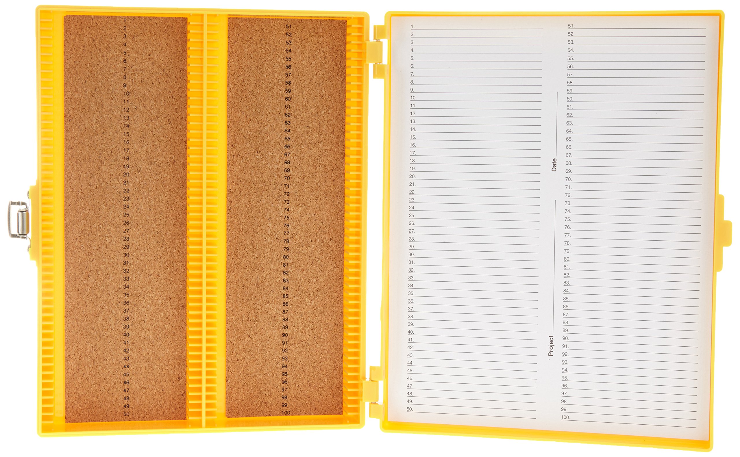 Neolab 2 2437 Slide Box pour 100 diapositives, PS, Vert