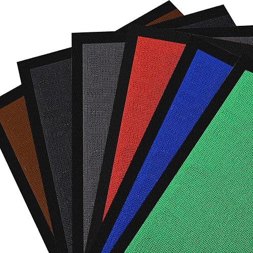 Miniatura 5 de ALLEVI Tapete de entrada de grado comercial para interiores y exteriores, 5 pies de largo x 3 pies de ancho, 0.236 in de grosor, alfombras de texto