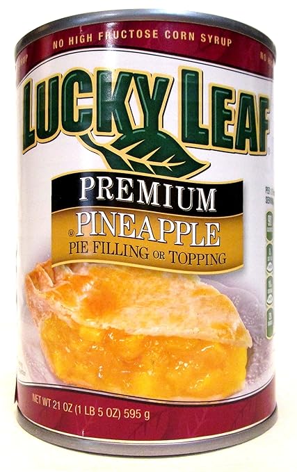Lucky Leaf Premium Pineapple Filling & Topping 21 oz Cans