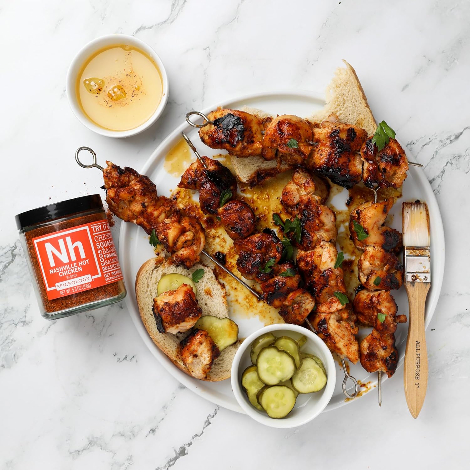 Spiceology – Nashville Hot Chicken Seasoning – Bold & Spicy Chicken Rub with Cayenne, Smoked Paprika & Garlic – Nashville Hot Dry Rub for Wings, BBQ & More – 5.3 oz - Image 6