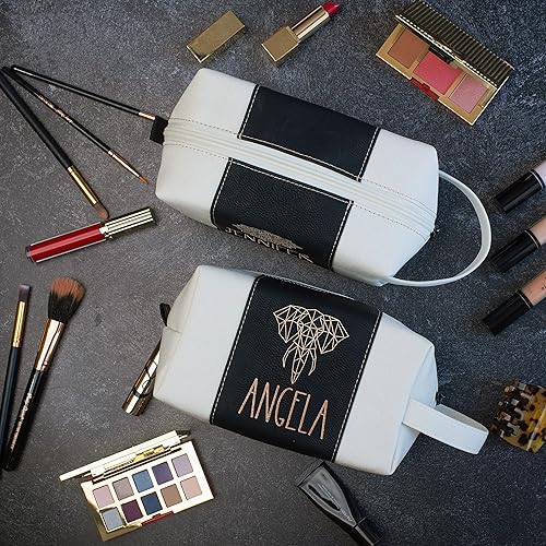 Miniatura 4 de Lily's Atelier Regalos para mujeres, neceser de cuero personalizado para mujer, Borgoña