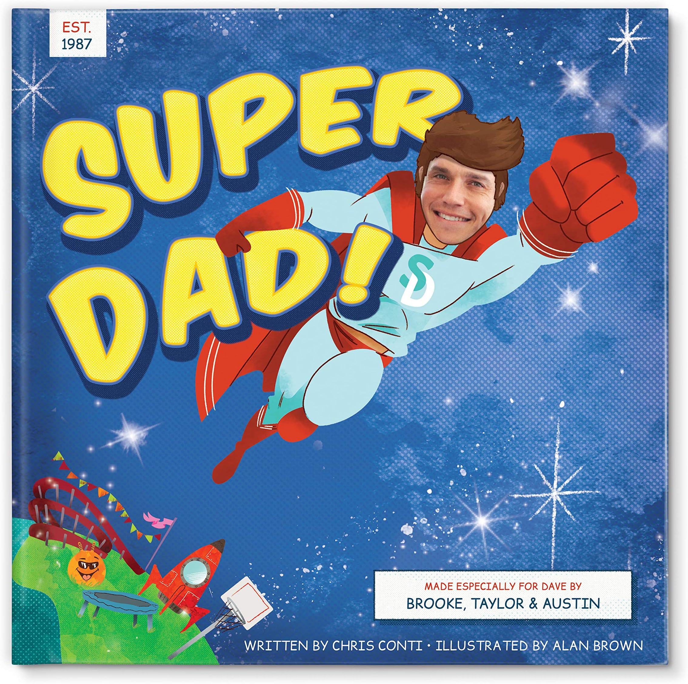 Gift for Dad from Kids, Fathers Day Gift, Personalized Book, Dad Birthday Gift