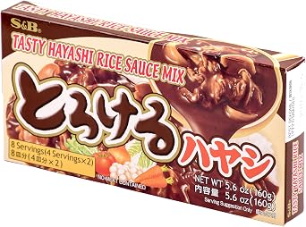 S and B Tasty Hayashi Rice Sauce Mix 160 g