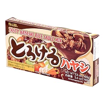 S&B Tasty Hayashi Rice Sauce Mix, 5.6-Ounce
