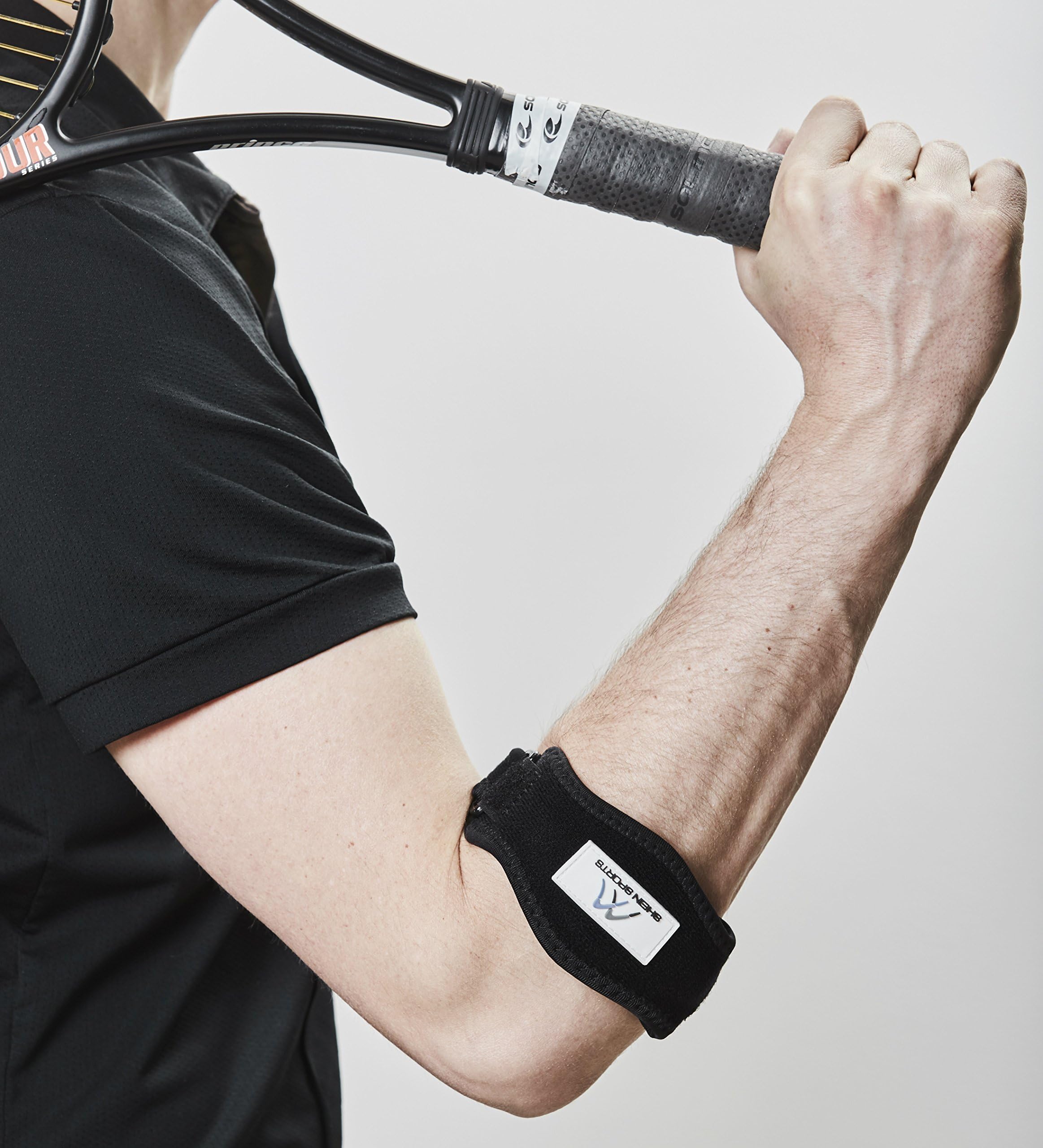 [SALE] Tennis Elbow Brace- 2 Pack- Premium Quality Arm Support For Women & Men- Foam Padded & Adjustable Elbow Sleeve- Instant Relief From Tennis, Golf Elbow, Forearm Discomfort & Tendonitis