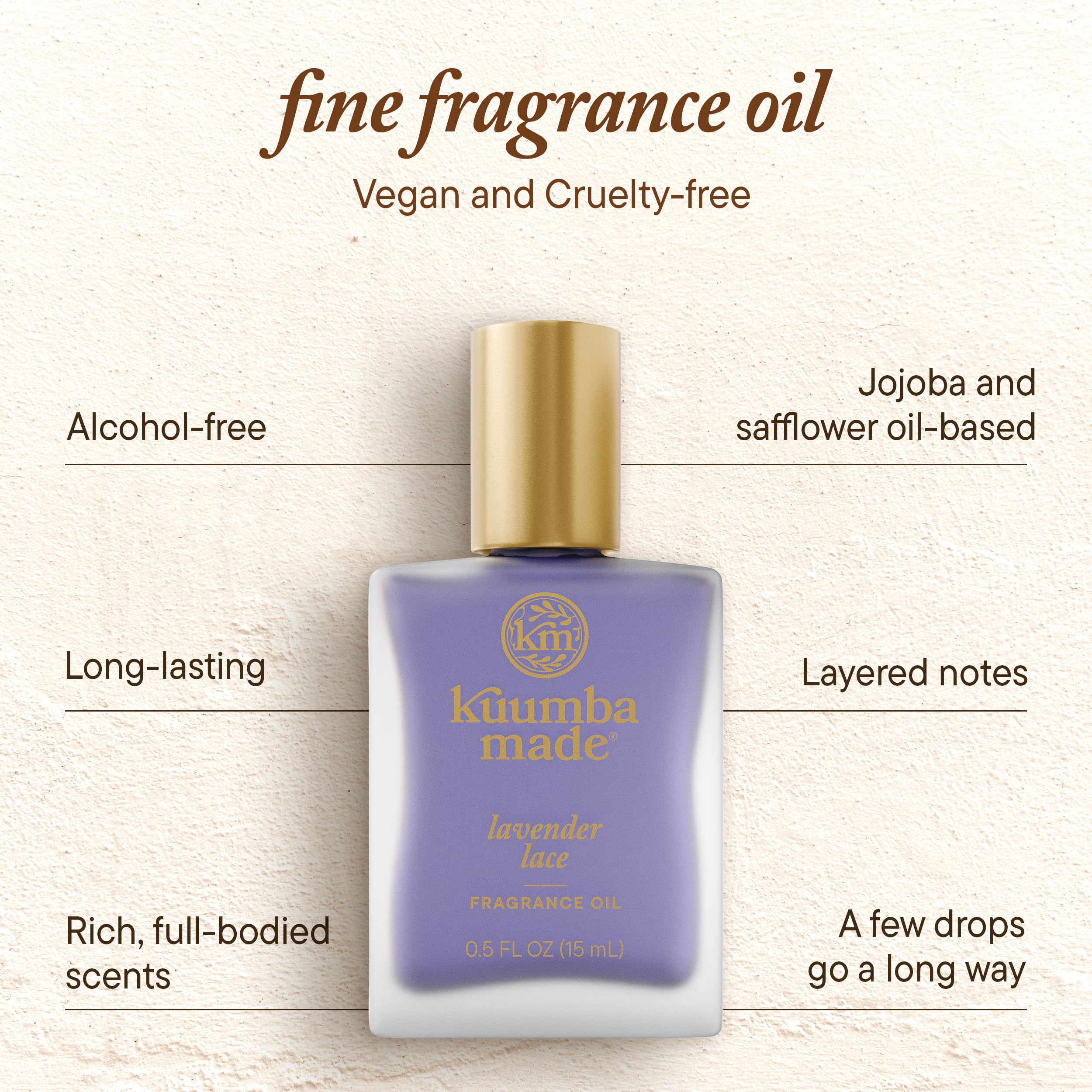 Kuumba Made Lavender Lace Fragrance Oil Roll-On