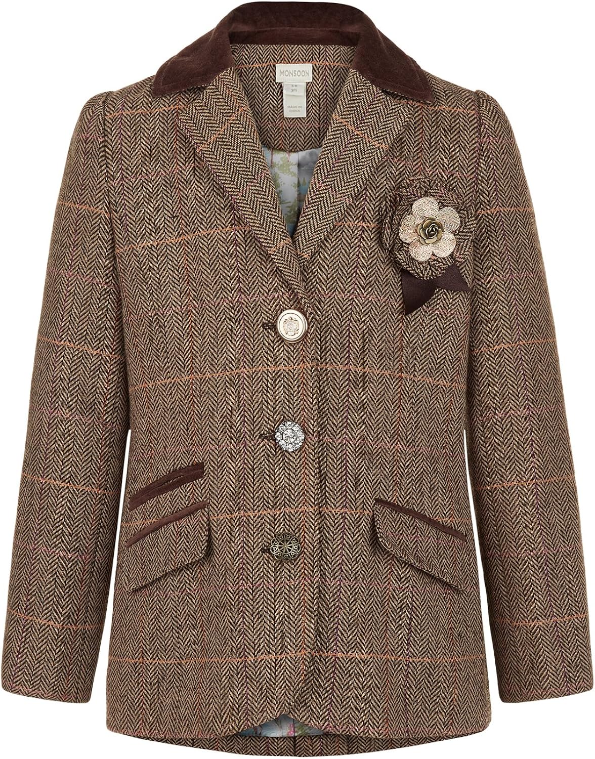 monsoon tweed coat