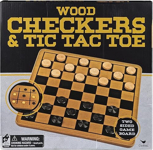 Cardinal madera Damas tic tac toe