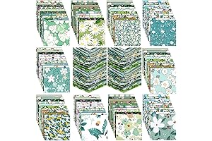 Ganeen 5" Quilt Squares: Vibrant Precut Fabric for Quilting & Crafts