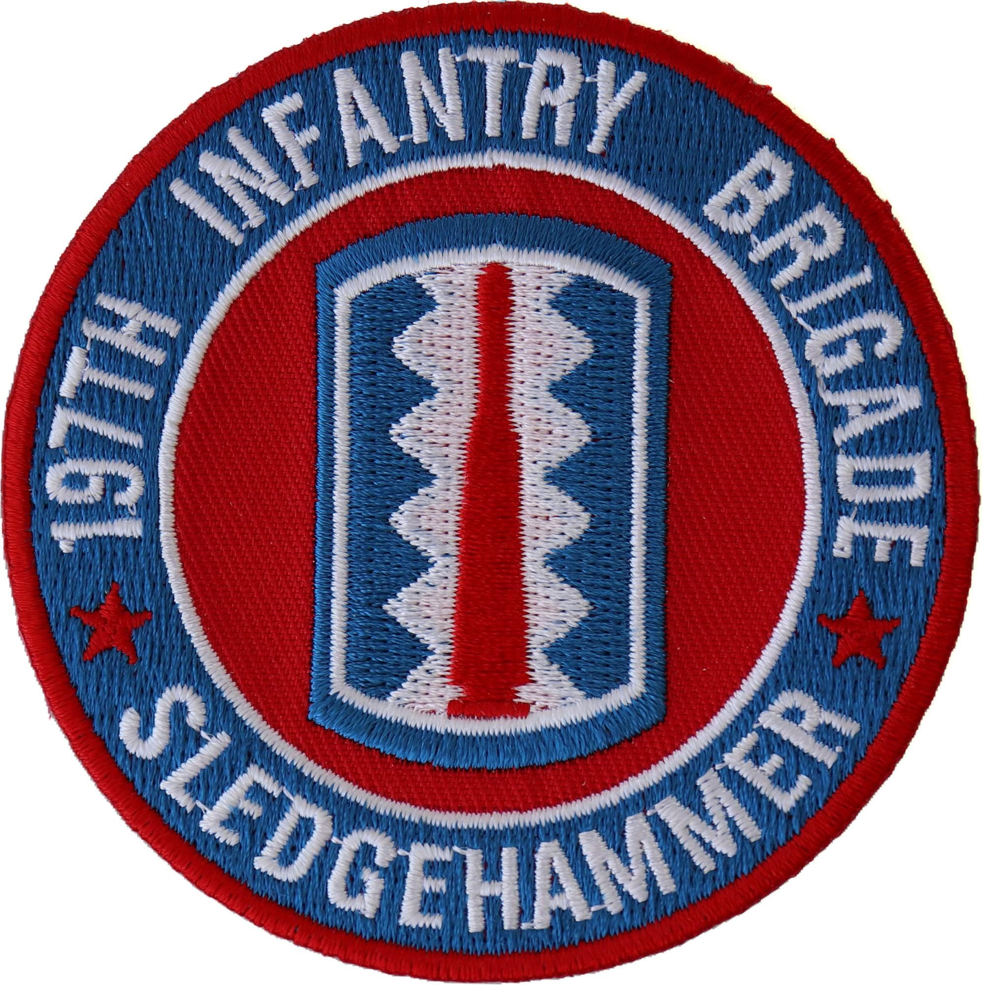 197th Infantry Brigade Patch Sledgehammer 3" x 3" by Ivamis Trading