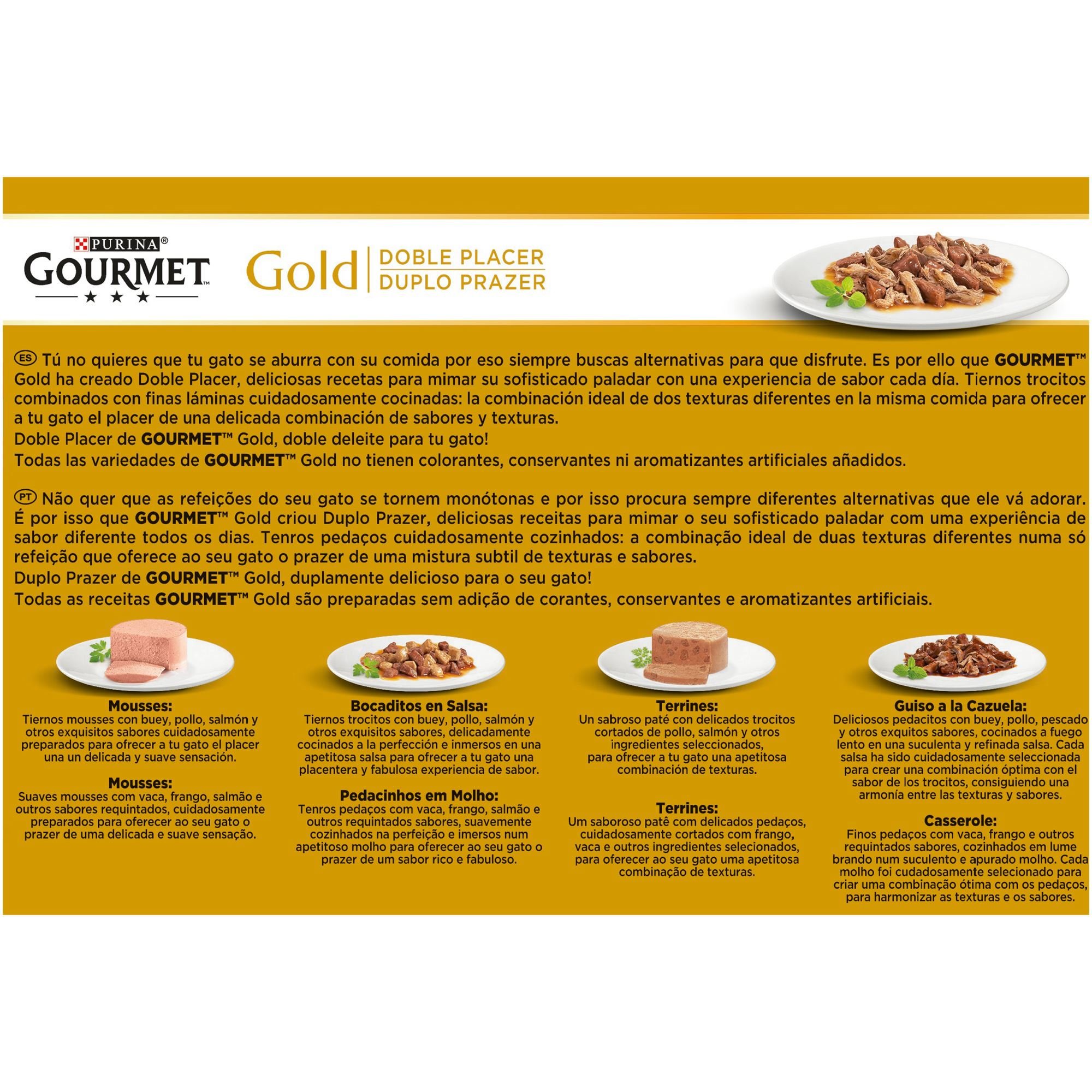 PURINA GOURMET Gold Patè con Salmone 85 g
