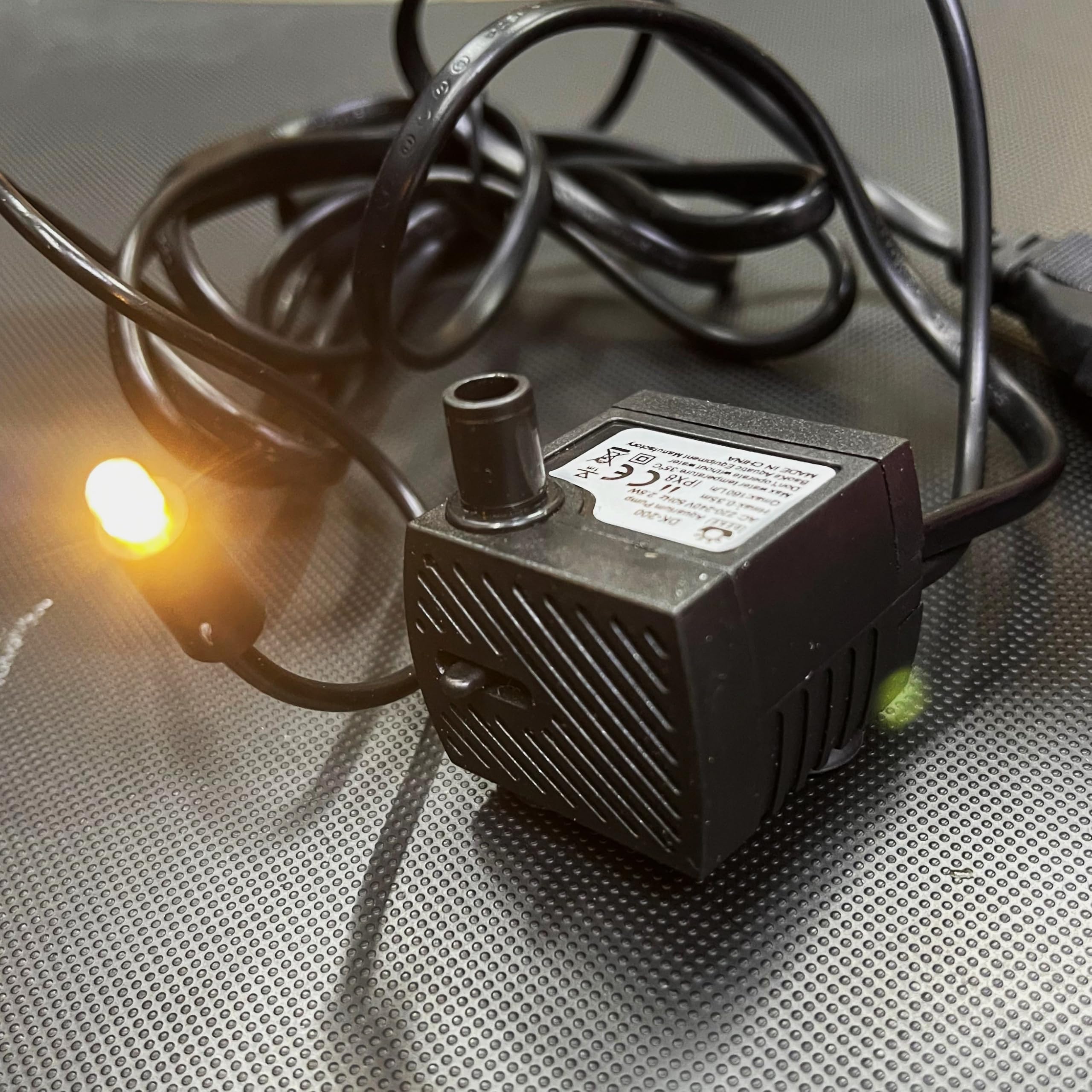 ANMSALES Warm White Color BK-200M (2.5W 160LPH 0.35Mtr) Small Fountain Water Pump For Showpiece/Aquarium/Single Led Mirchi Bulb Pump.-image-43