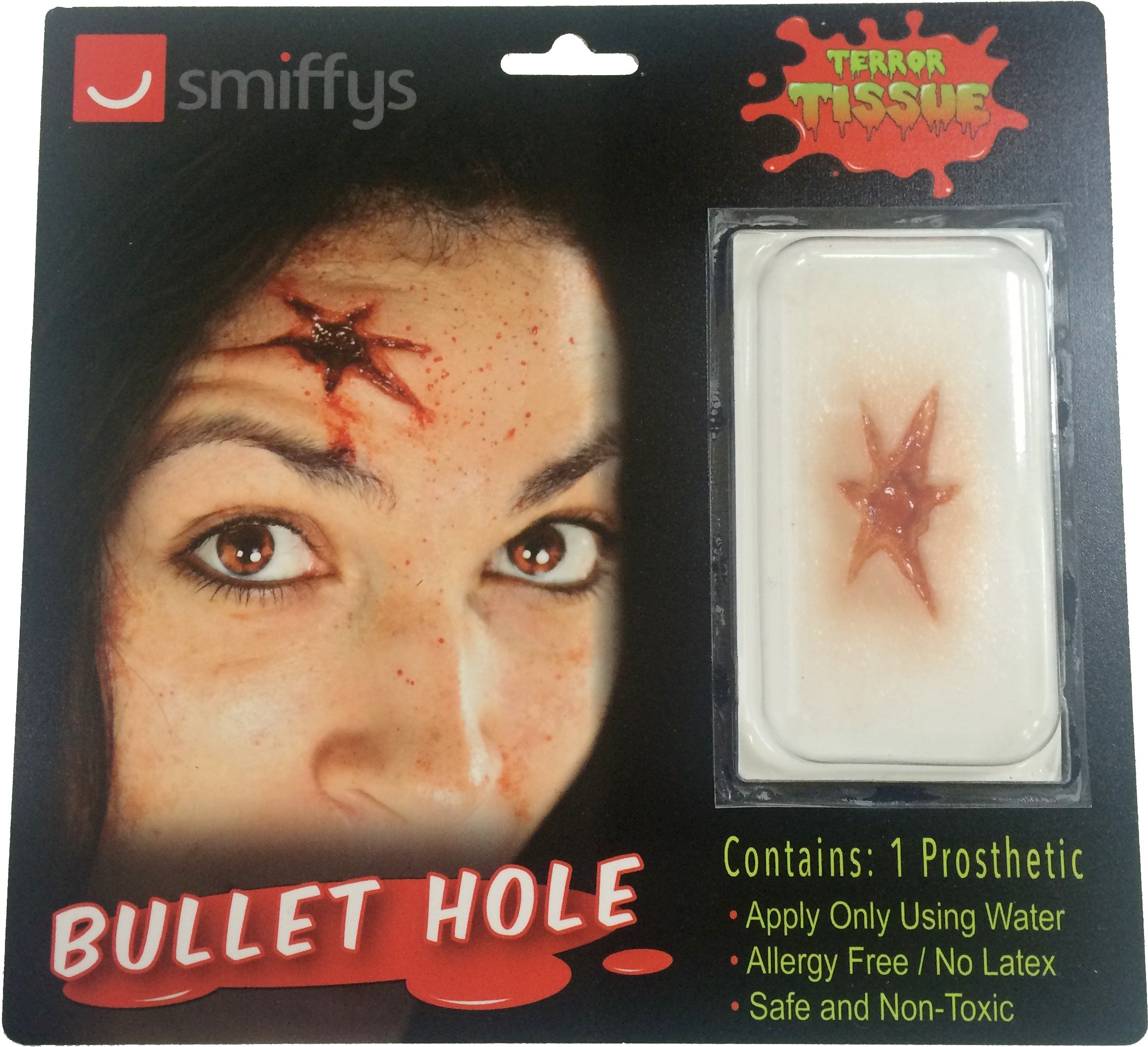 SmiffysMake-Up FX, Horror Transfer, Bullet Hole