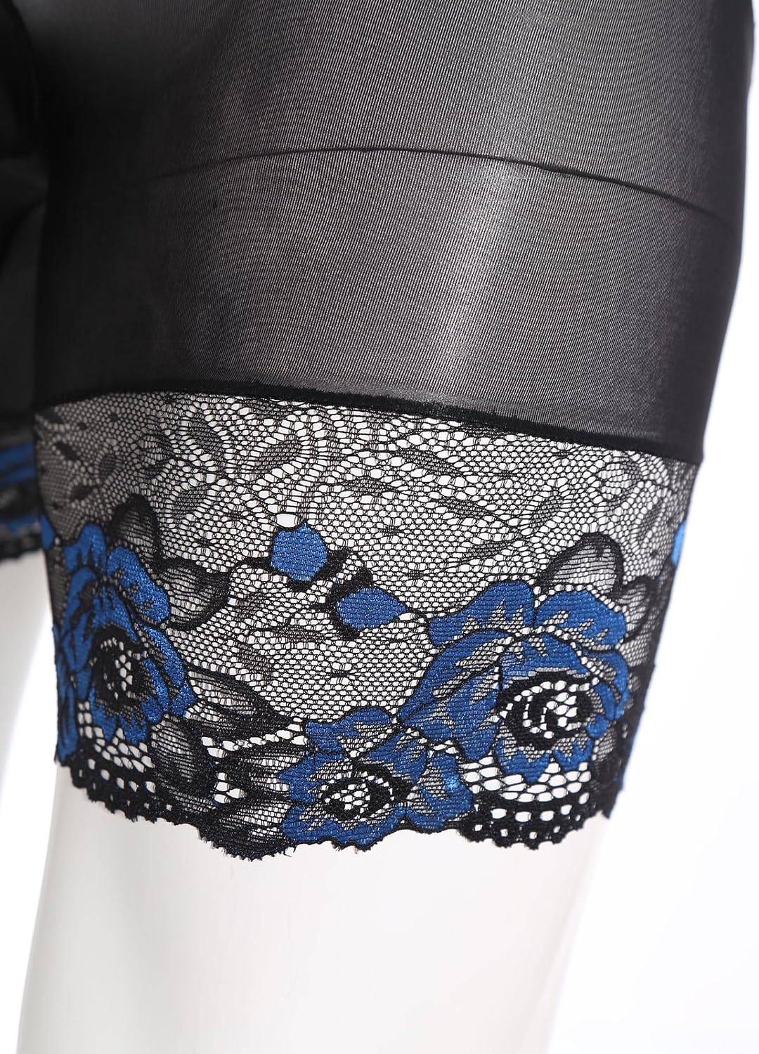 Mens Sexy Bodycon Sissy Lingerie Lace Sheer Underwear Boxer Shorts Oily Glossy Panties Briefs