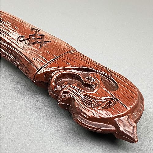 Miniatura 7 de Otakumod Fantasy Axe Kratos Leviathan Foam Axe Props Réplica. para colección, regalo, cosplay en espectáculo de anime y al aire libre marrón Fair