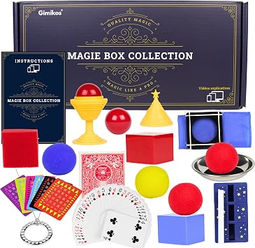 GIMIKOS GIMIKOS Coffret de Magie Moderne Édition 2 avec 50 Vidéos en Français