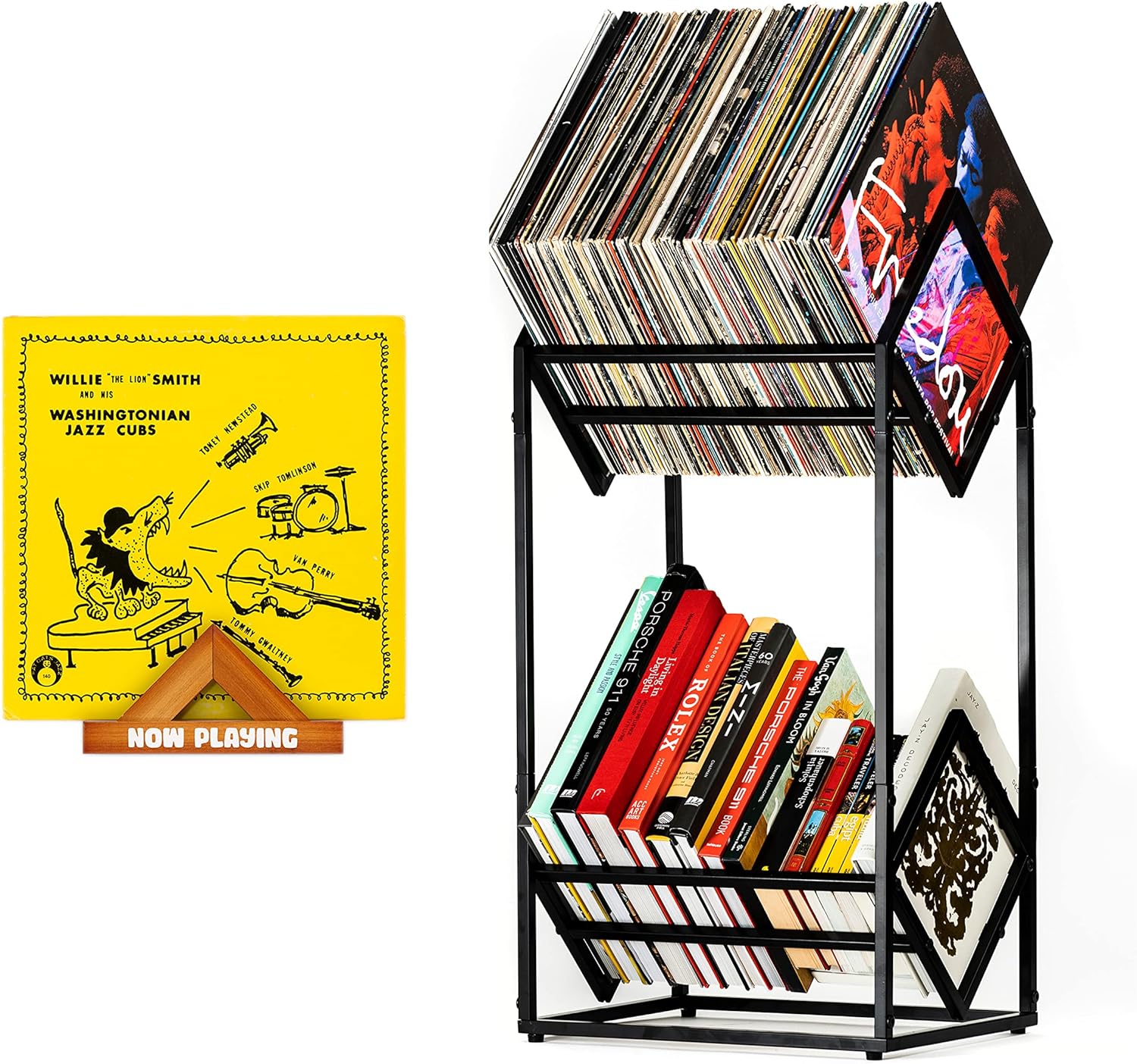 RARE VINYL CO. Vinyl Record Storage Two Tier Width