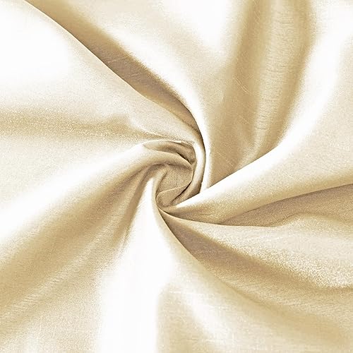 Vista 4 de American Linen Juego de 3 piezas de cortinas bordadas con lentejuelas para ventana – Cenefas y niveles – Cortinas para cocina, sala de estar o baño