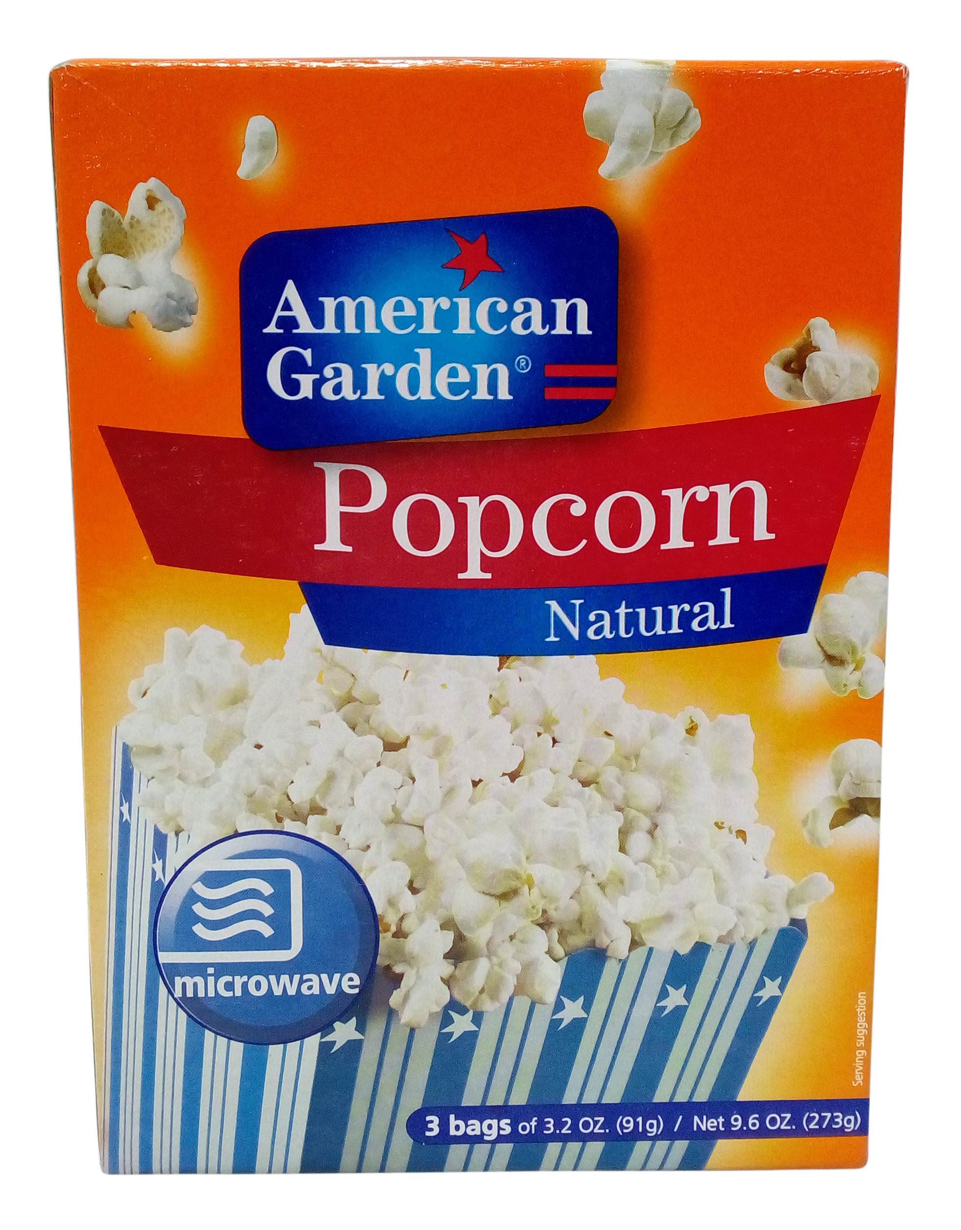 See full amazon price history chart for American Garden Microwave Popcorn - Natural, 273g Carton American Garden Microwave Popcorn - Natural, 273g Carton (B078BC1L8Z) Amazon Price History, Amazon Price Tracker
