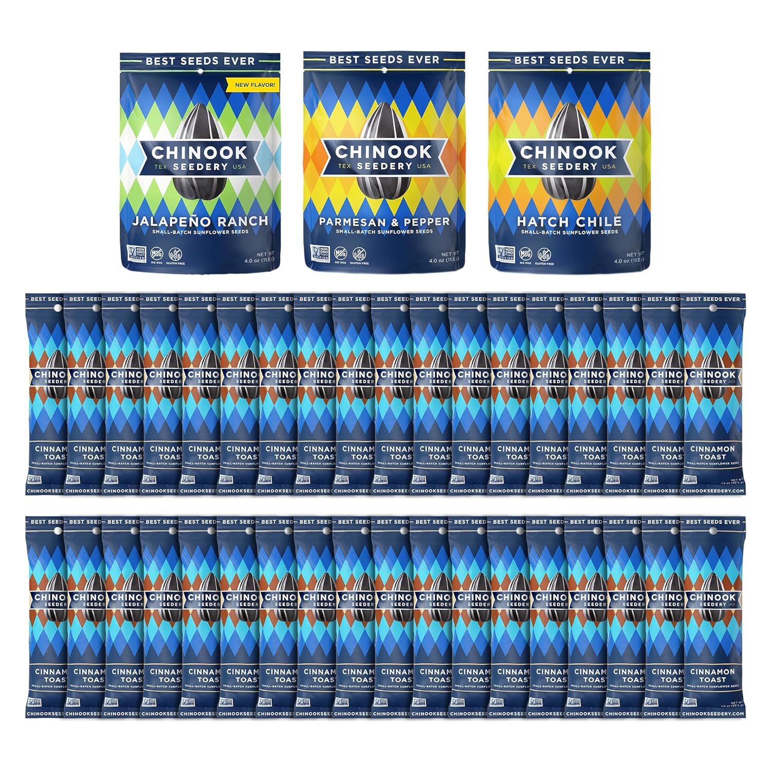 Chinook Seedery Cinnamon Toast 1.5oz (36 Pack) & Bring the