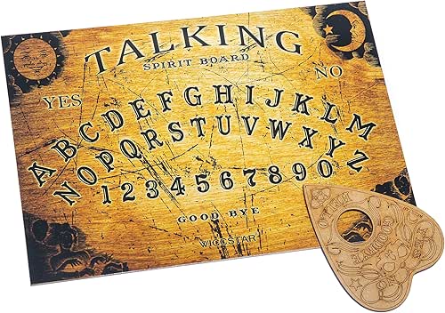 Wooden Ouija Board game with Planchette and detailed instruction for