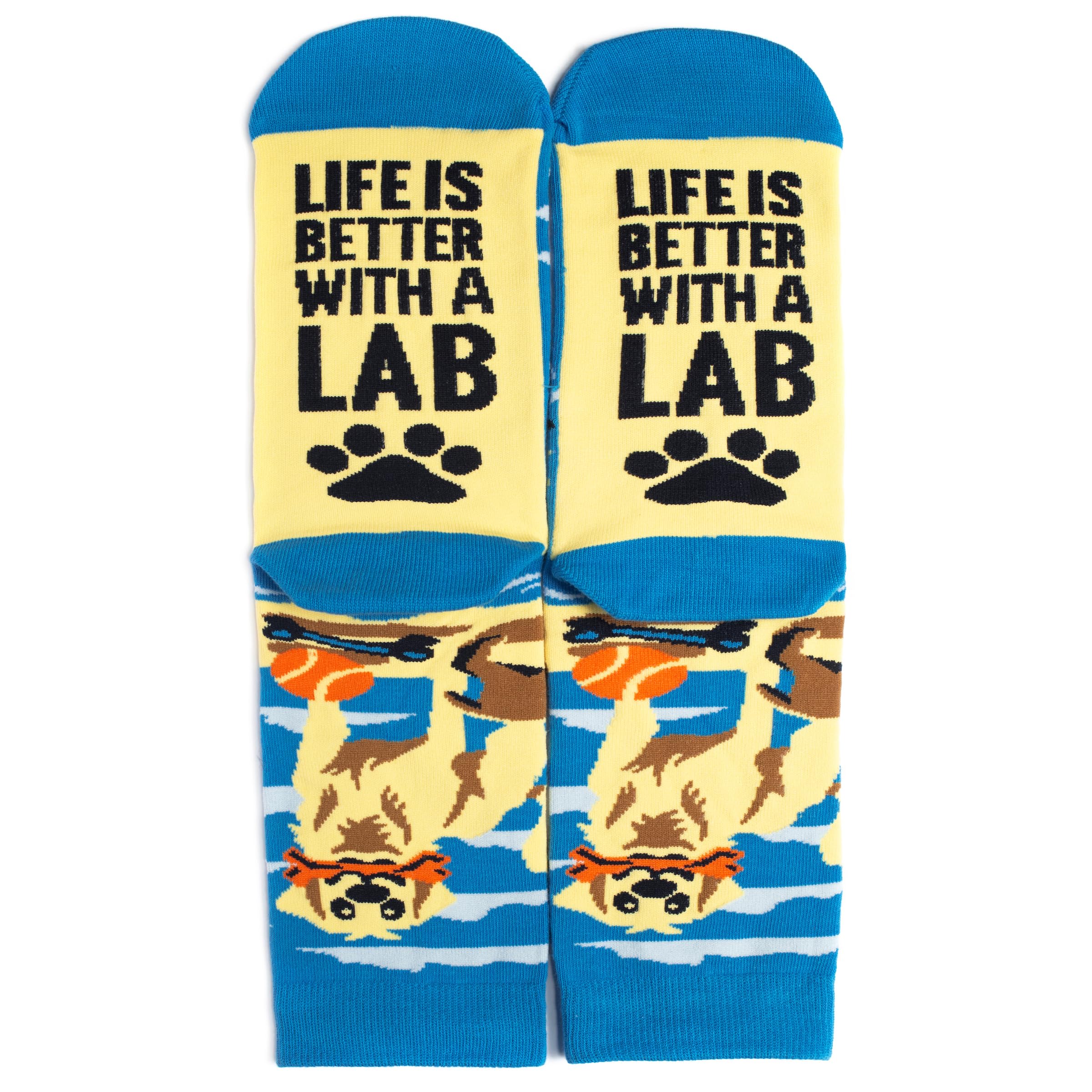 Lavley Dog Owner Socks - Funny Pet Gift Socks for Dog Moms and Dads - Great Gift for Dog Lovers, Birthdays, Daily Wear